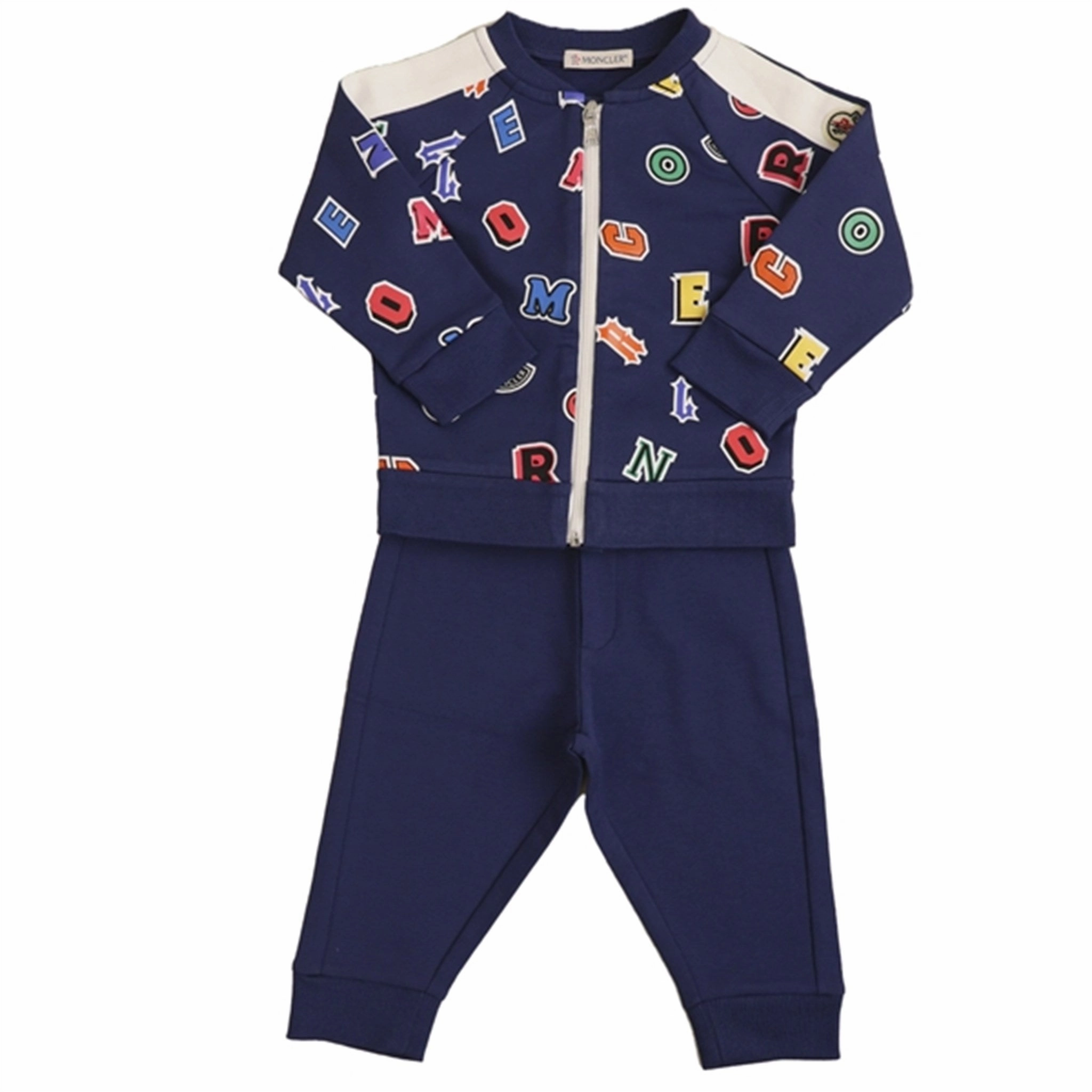 EcoFriendlyBlend Moncler T-Shirt and Shorts Set Dark Blue