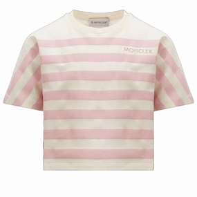 Moncler T-Shirt Beige Men's All-Season Wear