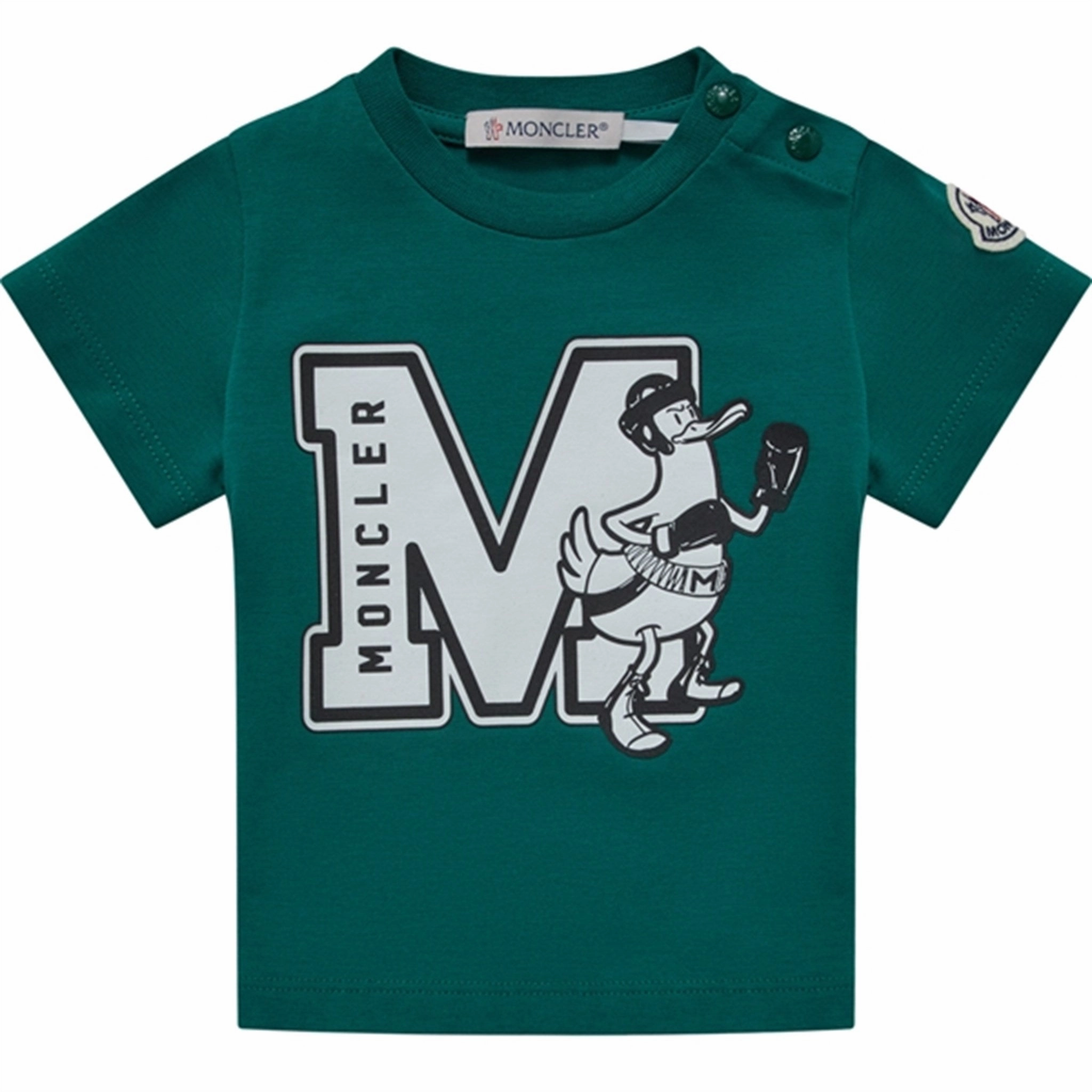 Moncler T-Shirt Green Cozy Vibes loose fitting