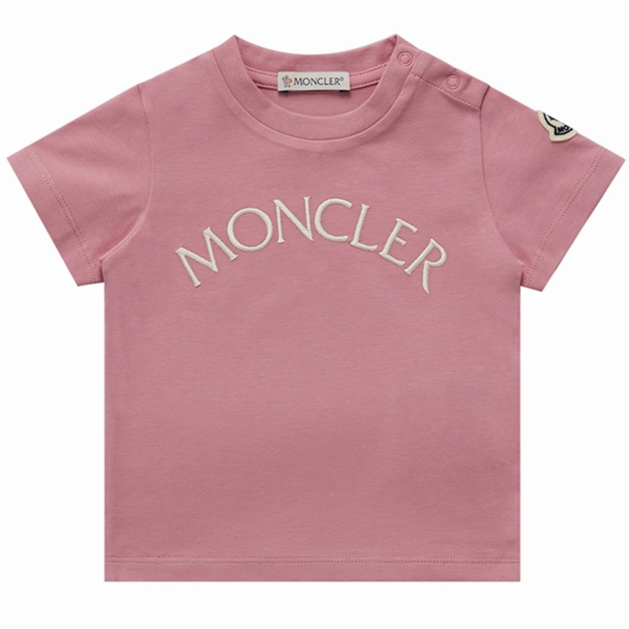 Non Iron Fabric Moncler T-Shirt Light Pink