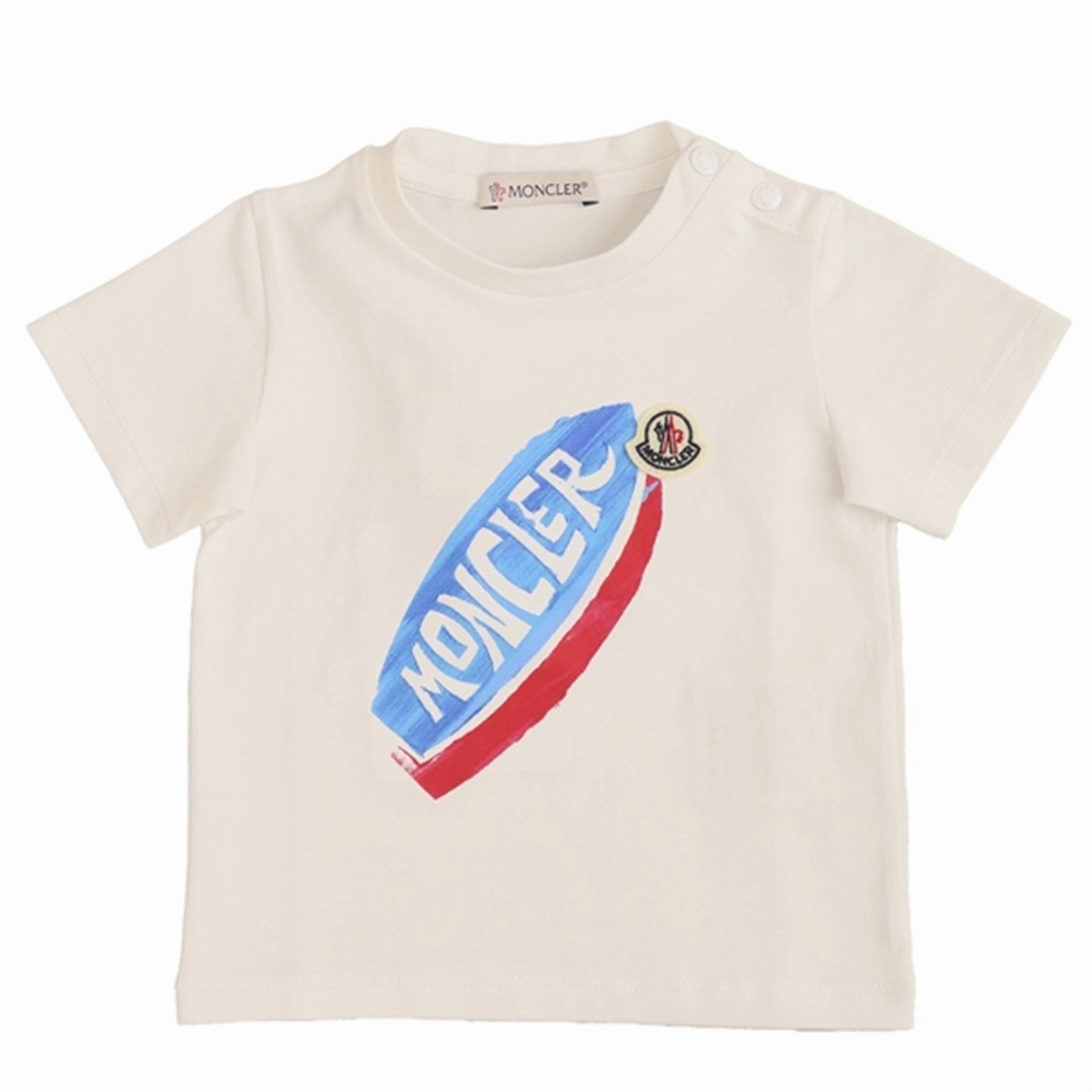 Moncler T-Shirt White Eco friendly materials Beach Outfit