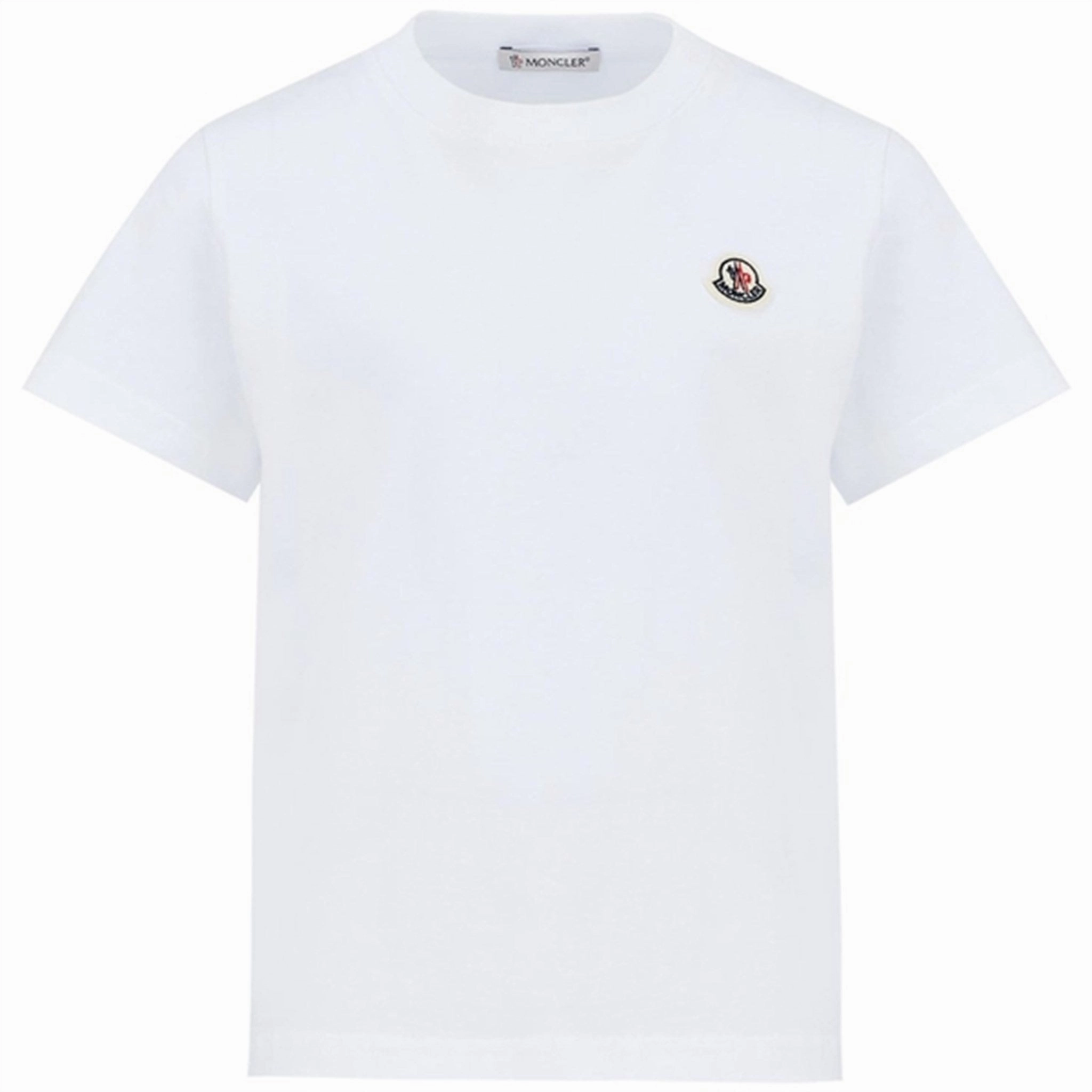 Moncler T-Shirt White Effortless Vibe Smooth Look