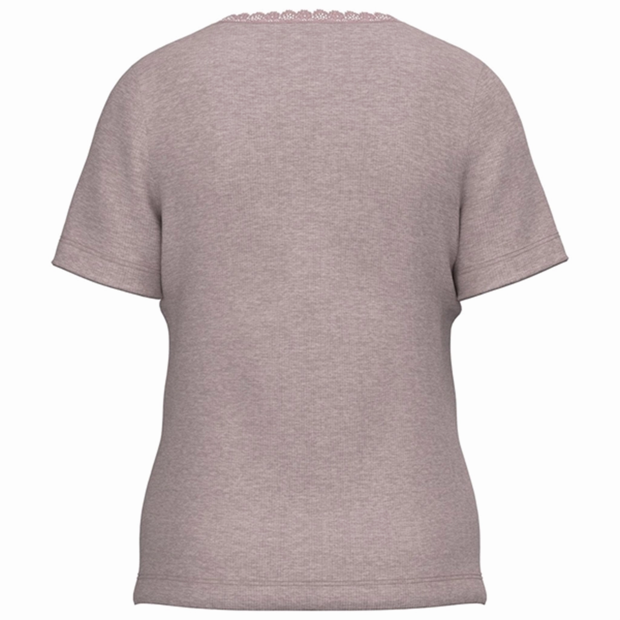 Name it Deauville Mauve Kab Slim T-Shirt Noos Anti Bacterial Treatment