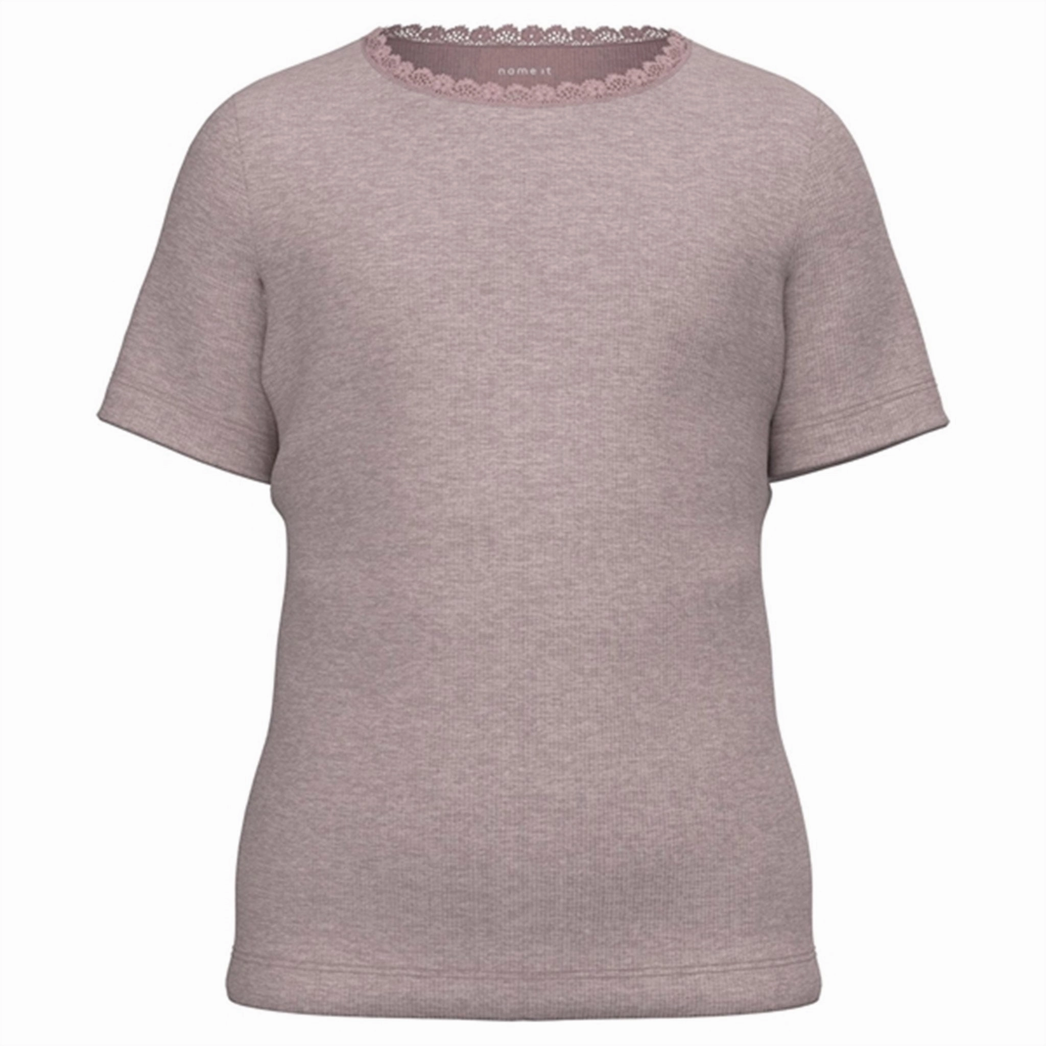 Name it Deauville Mauve Kab Slim T-Shirt Noos Light and Comfortable Classic Wardrobe