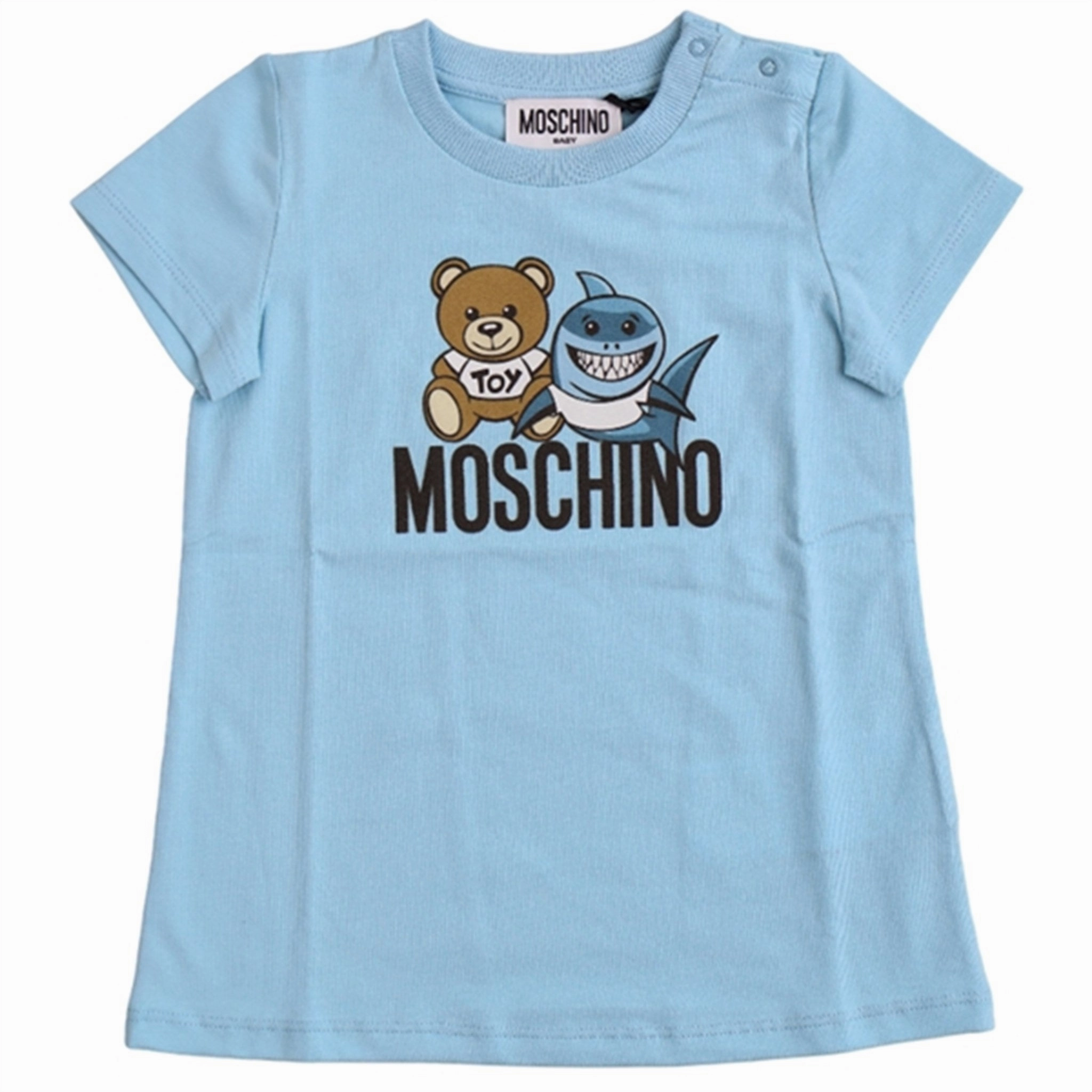 Moschino Baby Sky Blue T-Shirt SoftTouchFinish