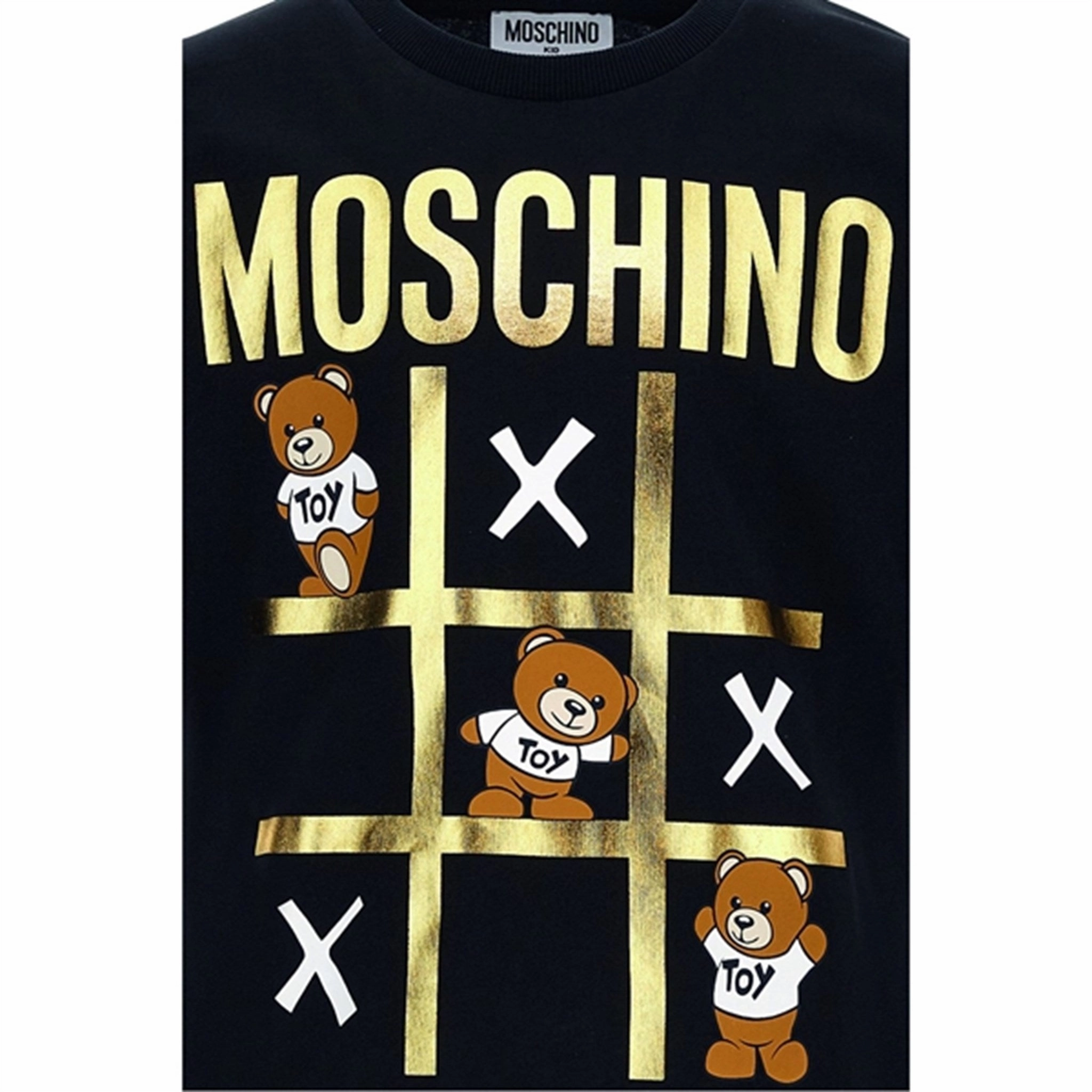 Moschino Black T-Shirt Maxi City Smart Look