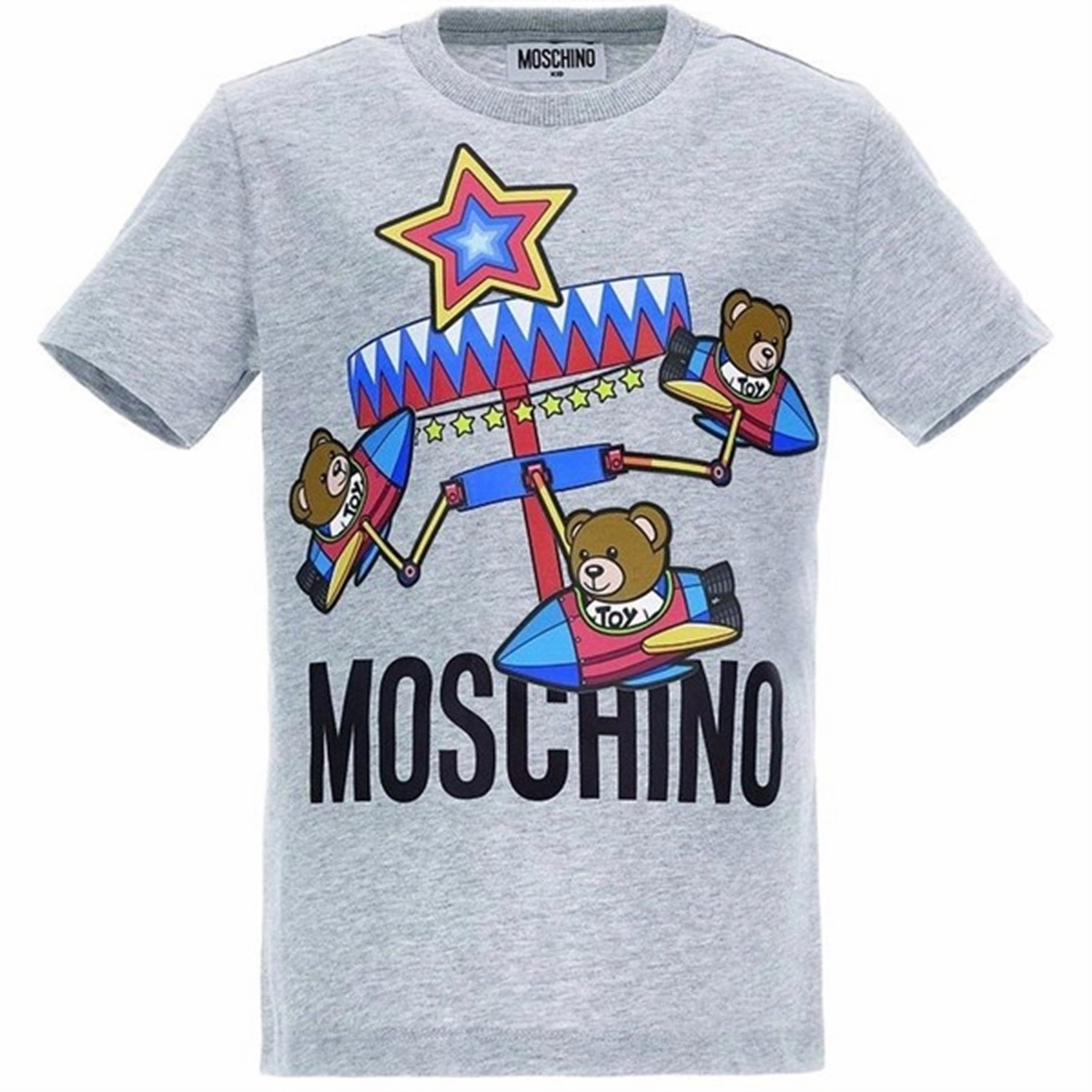 Moschino Grey T-Shirt Lightweight Wear