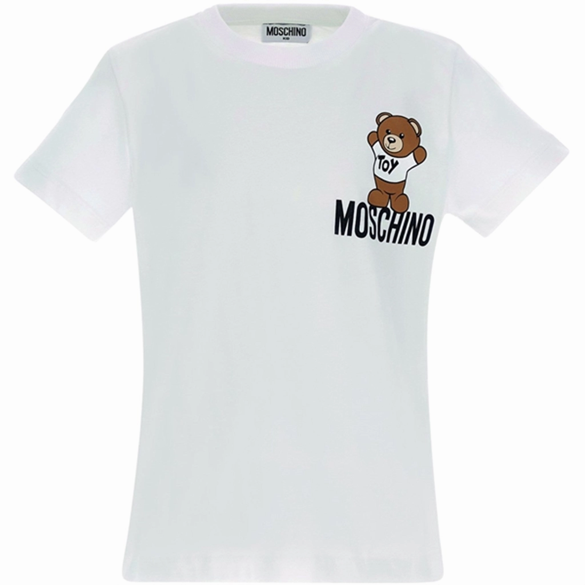 Moschino Optical White T-Shirt Soft Comfort Wear Relaxed Smart