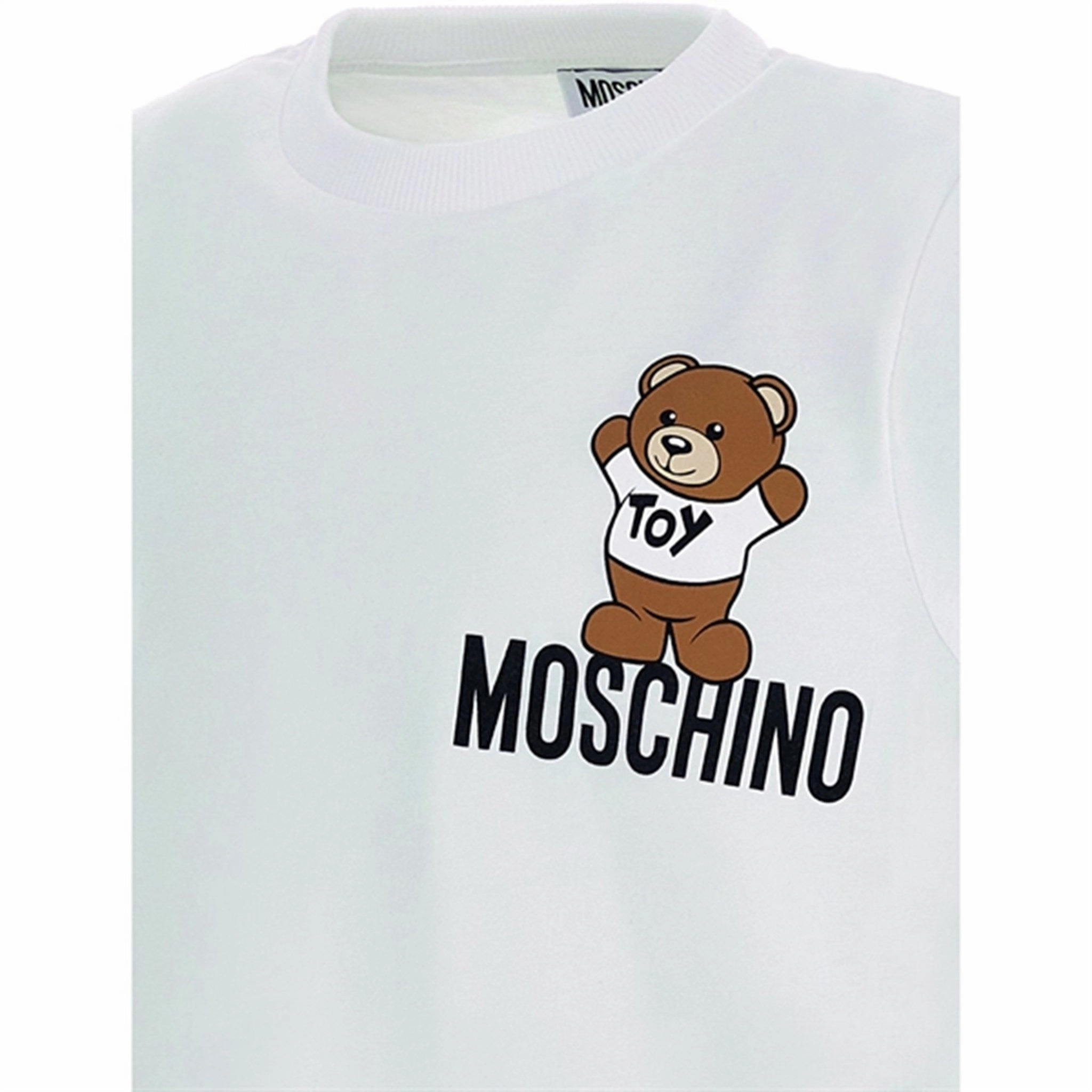 Moschino Optical White T-Shirt athletic style Street Trend Look