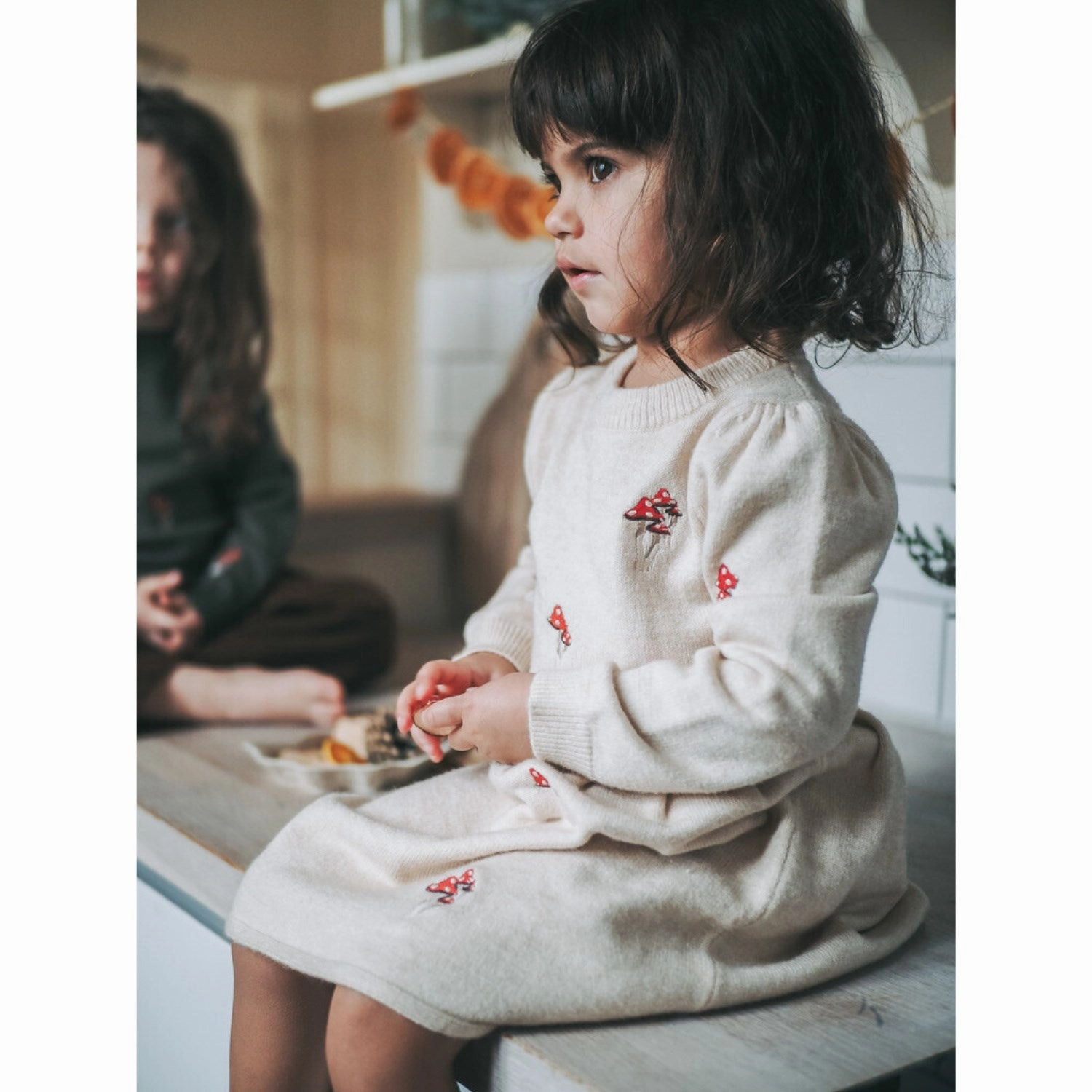 Fliink Sandshell Benna Mushroom Dress Matte Fabric