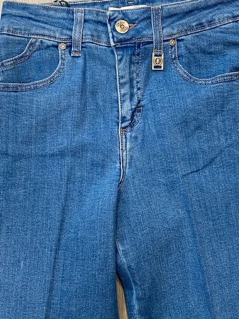 Caf??Noir Pantalone Denim Culotte Greta C7JJ3150 B030 light sky Ventilated Mesh Lining Customizable length