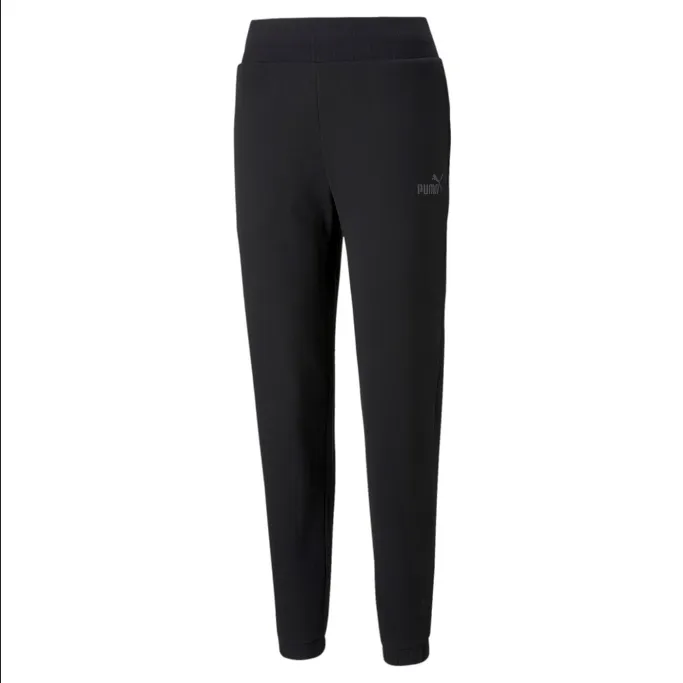 Puma pantalone sportivo donna ESS  Embroidered Pants FL cl 846140 01 black Stay Fresh LowProfileStitching