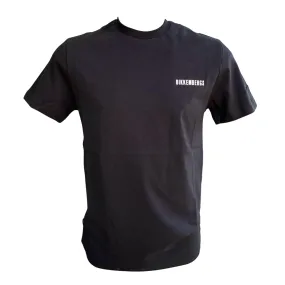 PocketDetail Bikkembergs maglietta manica corta da uomo con logo in tinta BMT0931 8000 nero