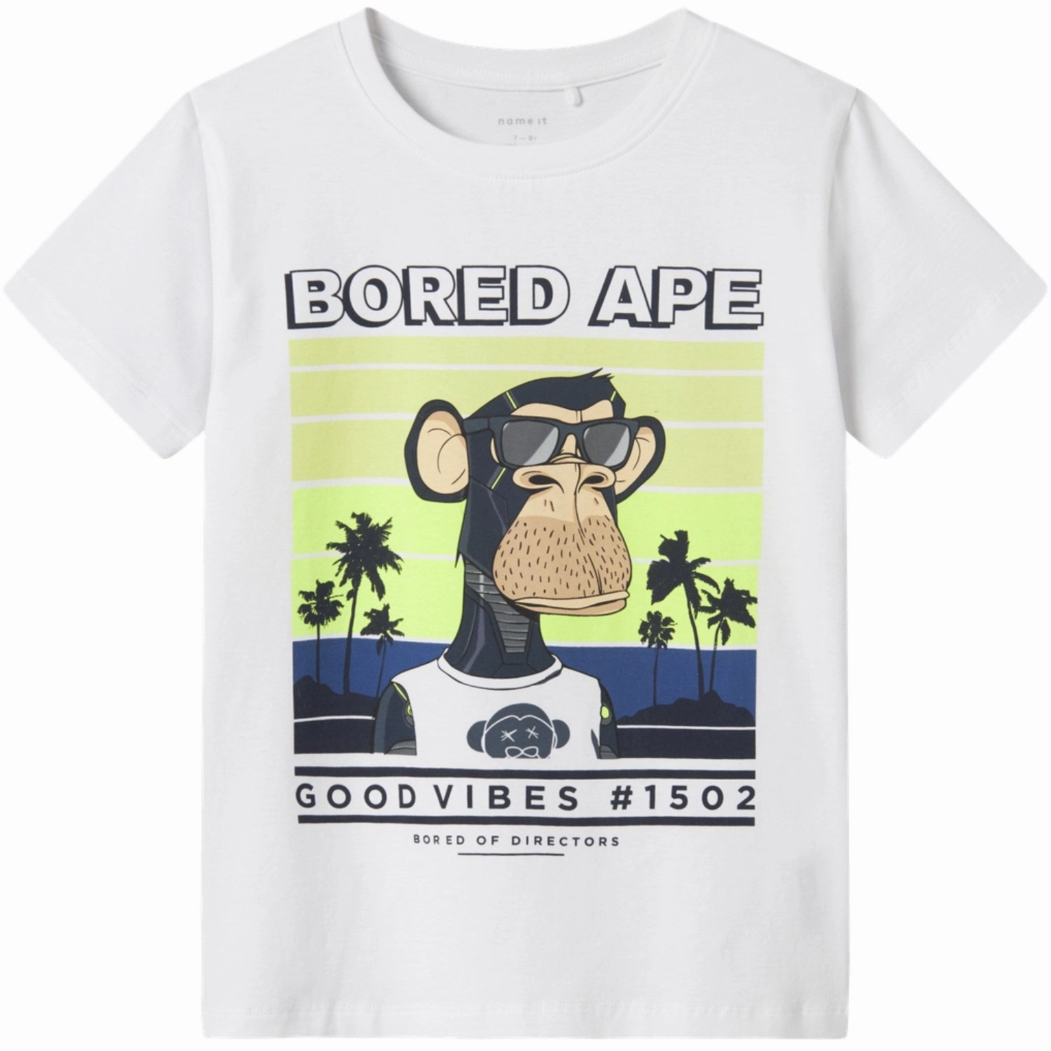 Name It Cloud Dancer Fartil Bored Of Directors Regular T-Shirt Relaxed Comfort Look