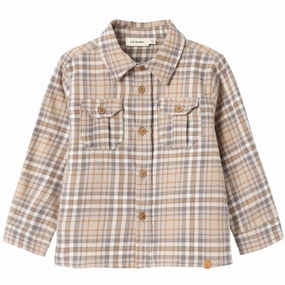 Pre Shrunk Cotton Blend Lil'Atelier Pure Cashmere Damien Shirt