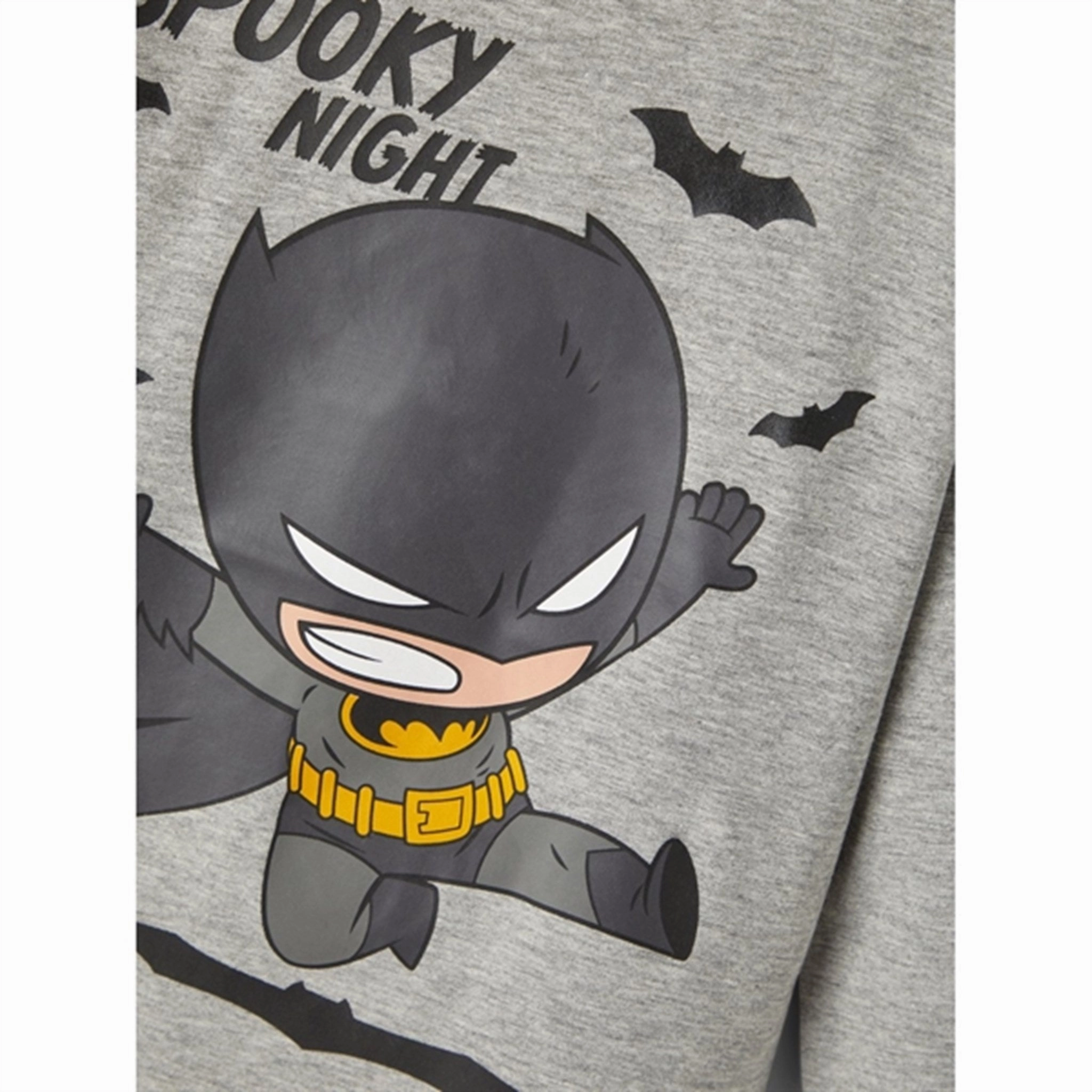 Name it Grey Melange Summi Superfriends Blouse Gym Appropriate