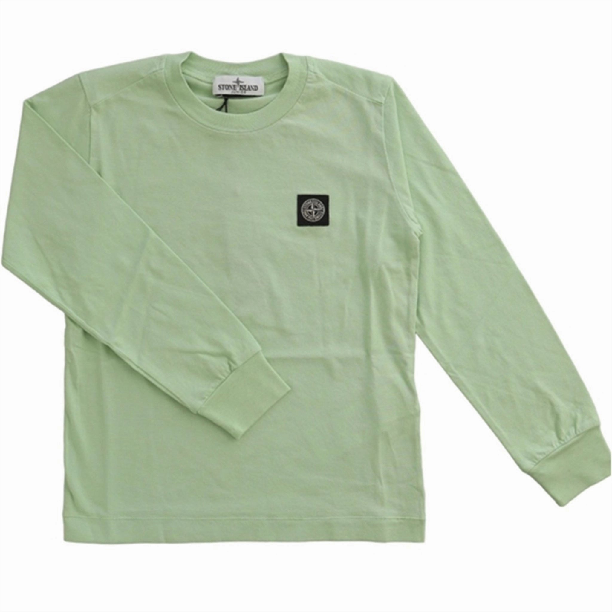 Stone Island Junior Blouse Light Green Lightweight Weave Lightweight Comfort