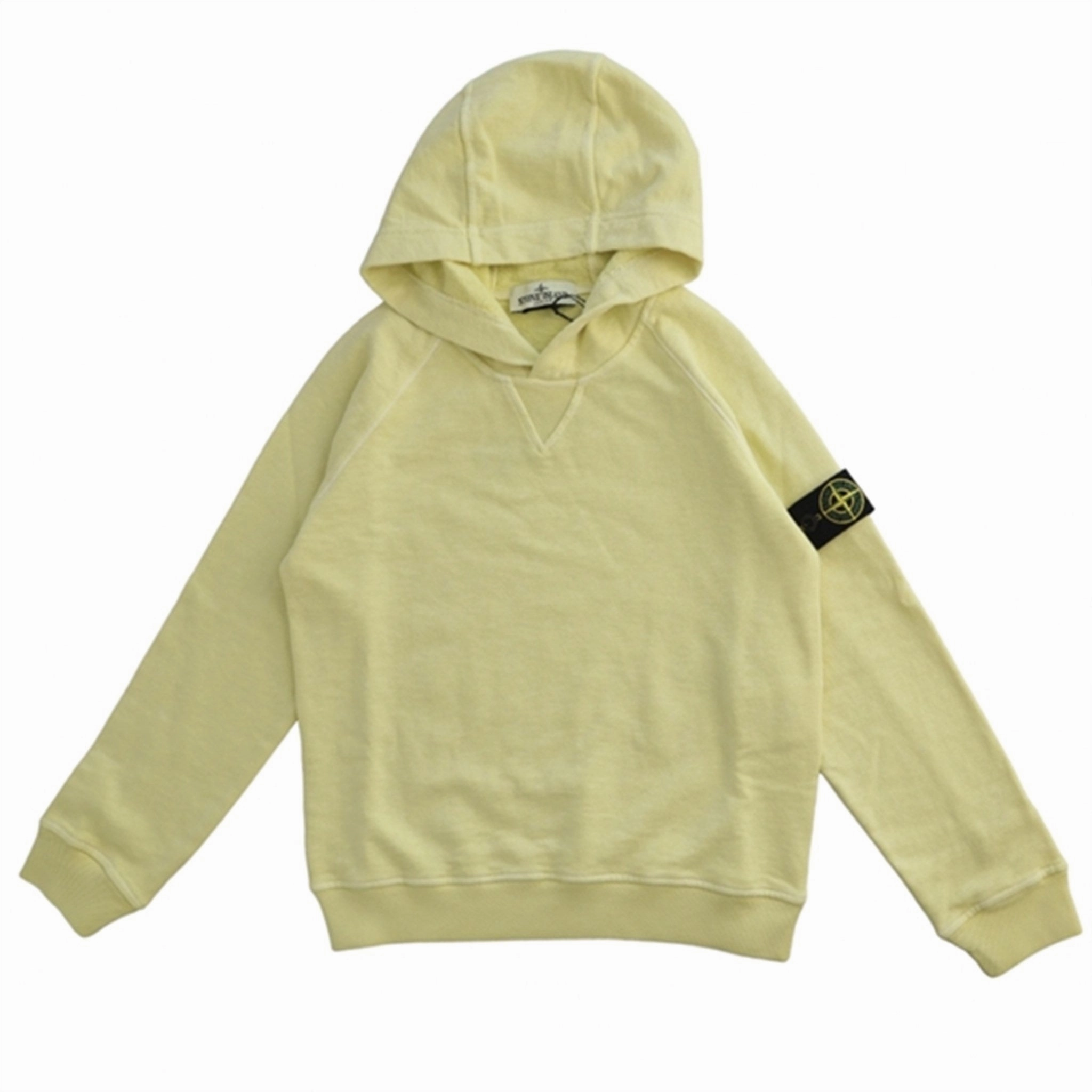 Stone Island Junior Sweatshirt Lemon Weekend Brunch Subtle Branding