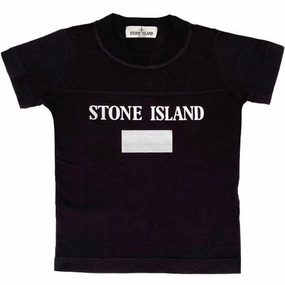 Stone Island T-shirt Print Grey Black Work efficiency Timeless Fit