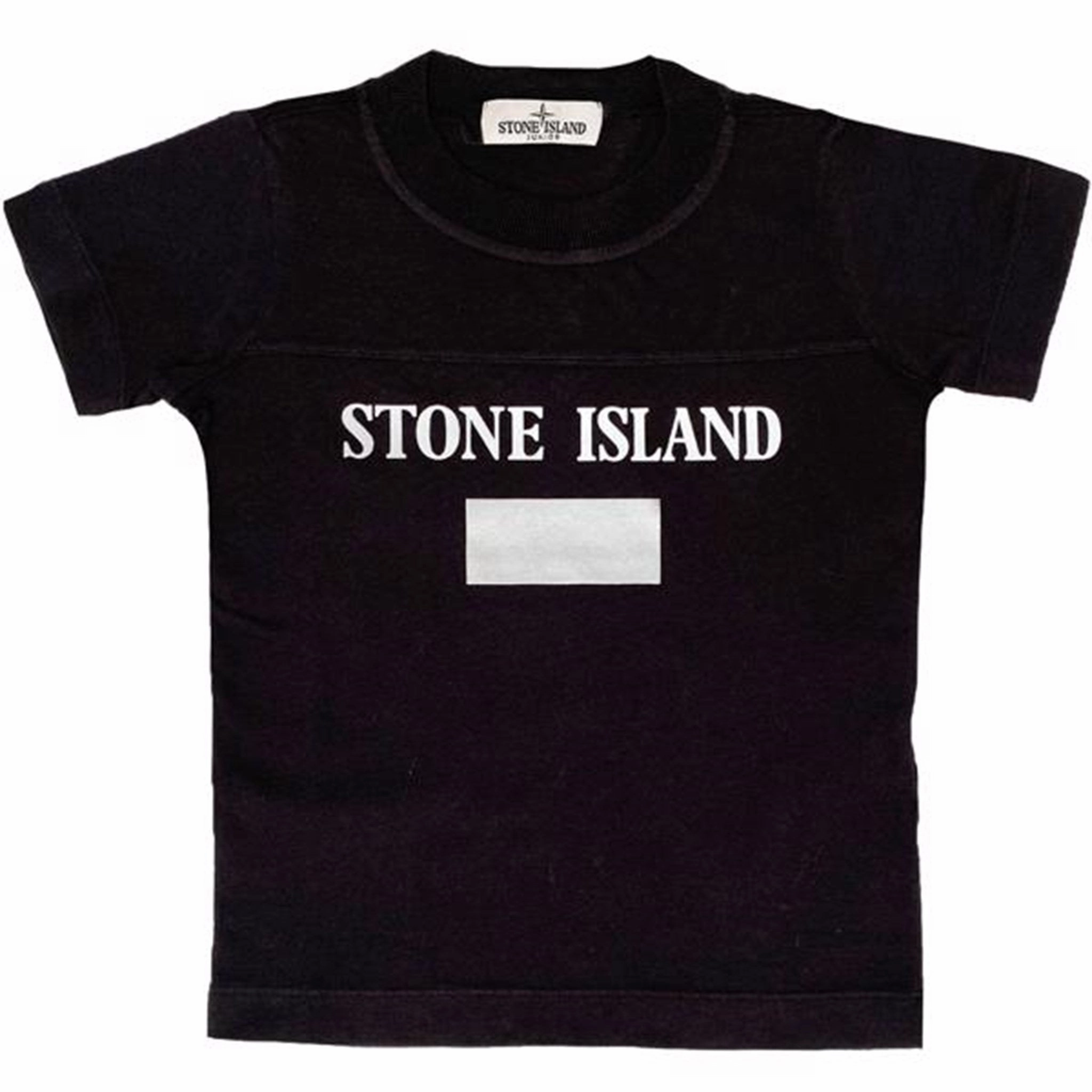 Stone Island T-shirt Print Grey Black Street Casual
