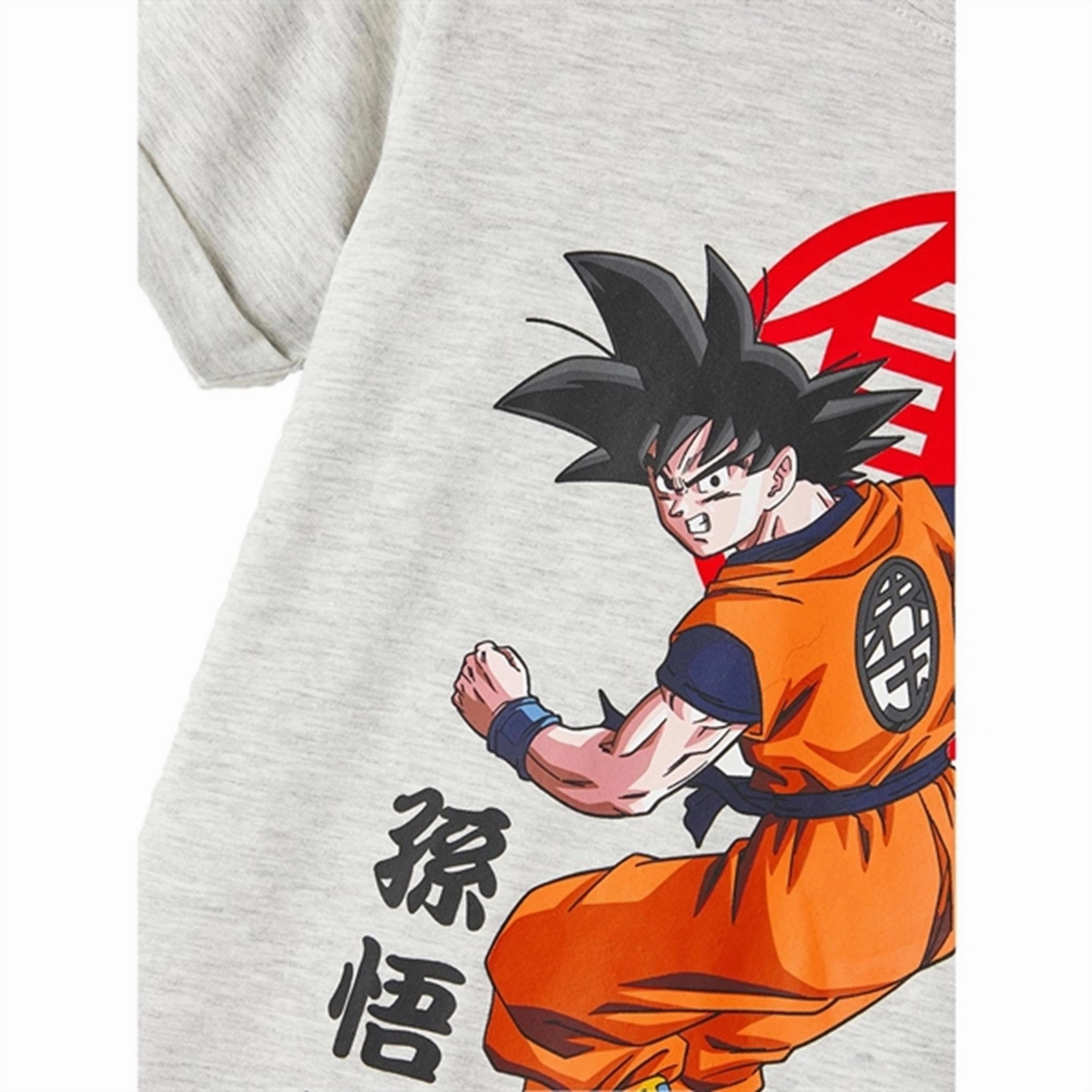 Name it Light Grey Melange Marly Dragonball T-Shirt Casual Look Abstract print