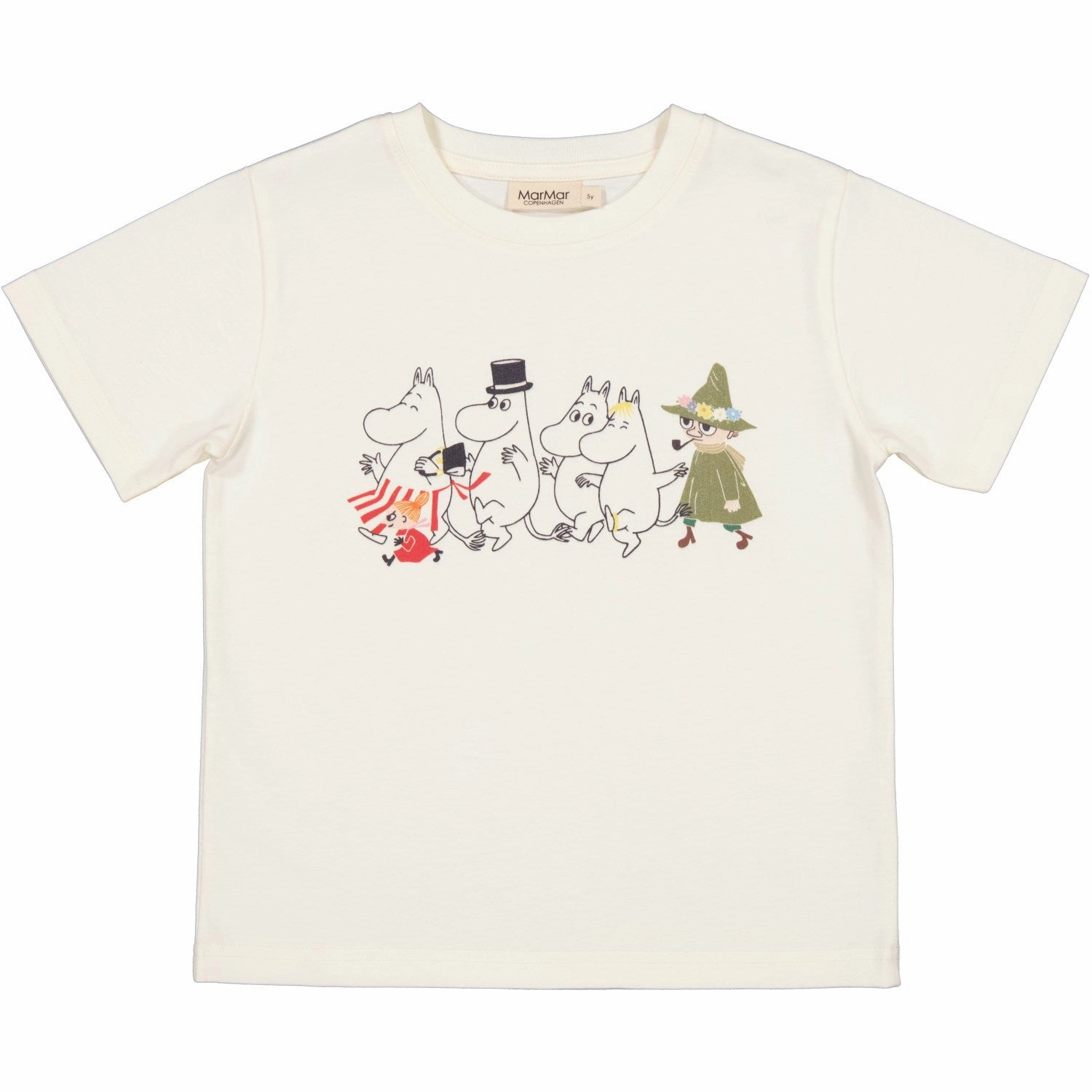 MarMar Cotton Jersey Moomin Adventure Tad T-Shirt Eco friendly materials V neck style