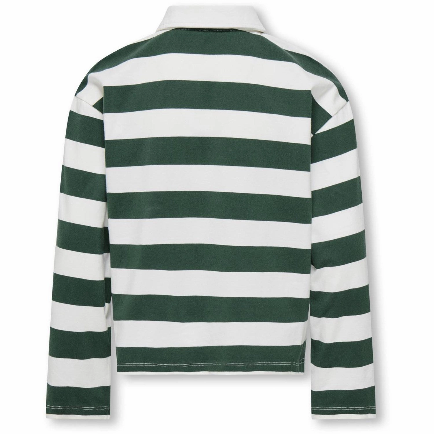 kids ONLY Pineneedle Cloud Dancer Kogruby Life L/S Boxy Polo Shirt Jrs Reinforced Collar Stay