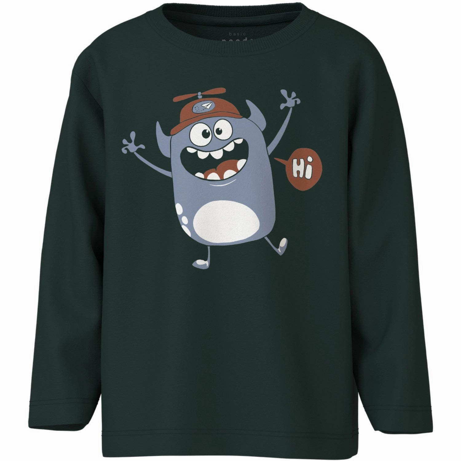 Winter Comfort Contemporary Fashion Name It Pine Grove Monster Vagno Loose Blouse