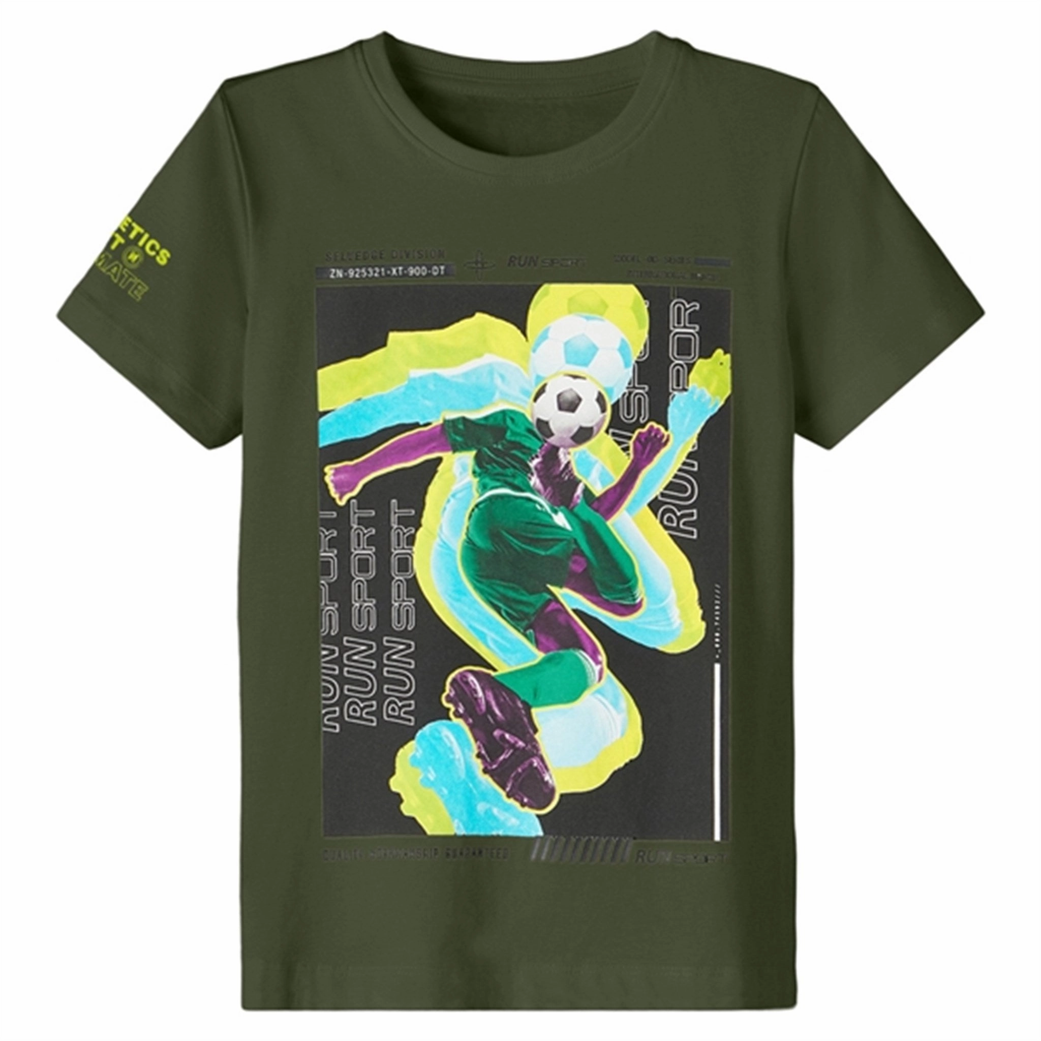 MinimalBranding Easy Fit Name it Rifle Green Krian T-Shirt