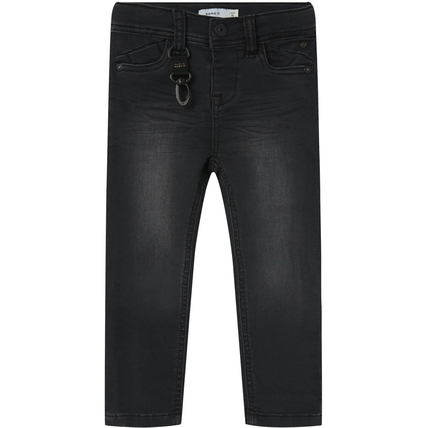 Sporty Look Name It Black Denim Nmmtheo Dnmthayer 2689Swe Key Pant Noos