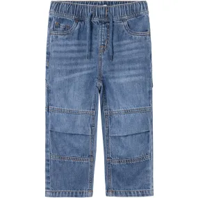 Textured Party Look Soft Name It Dark Blue Denim Ryan Jog Jeans Noos