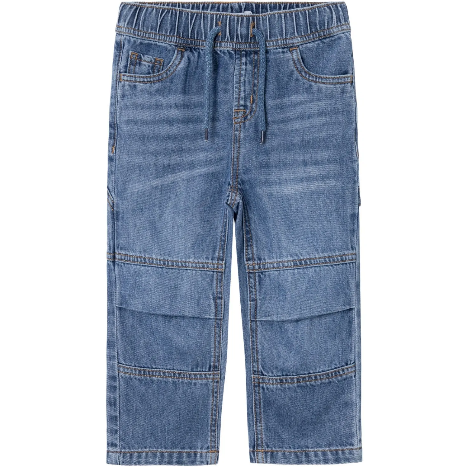 Textured Party Look Soft Name It Dark Blue Denim Ryan Jog Jeans Noos