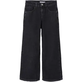 Name It Dark Grey Denim Rose Wide Jeans Noos Slim Silhouette