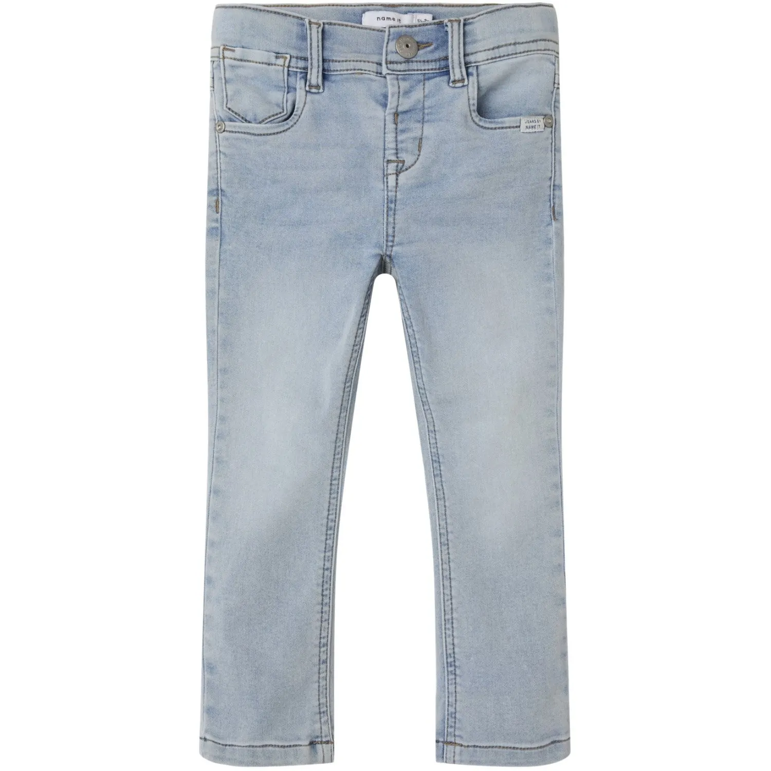 Name It Light Blue Bleached Denim Silas Slim Sweat Jeans Noos Weekend Style Rainy Day