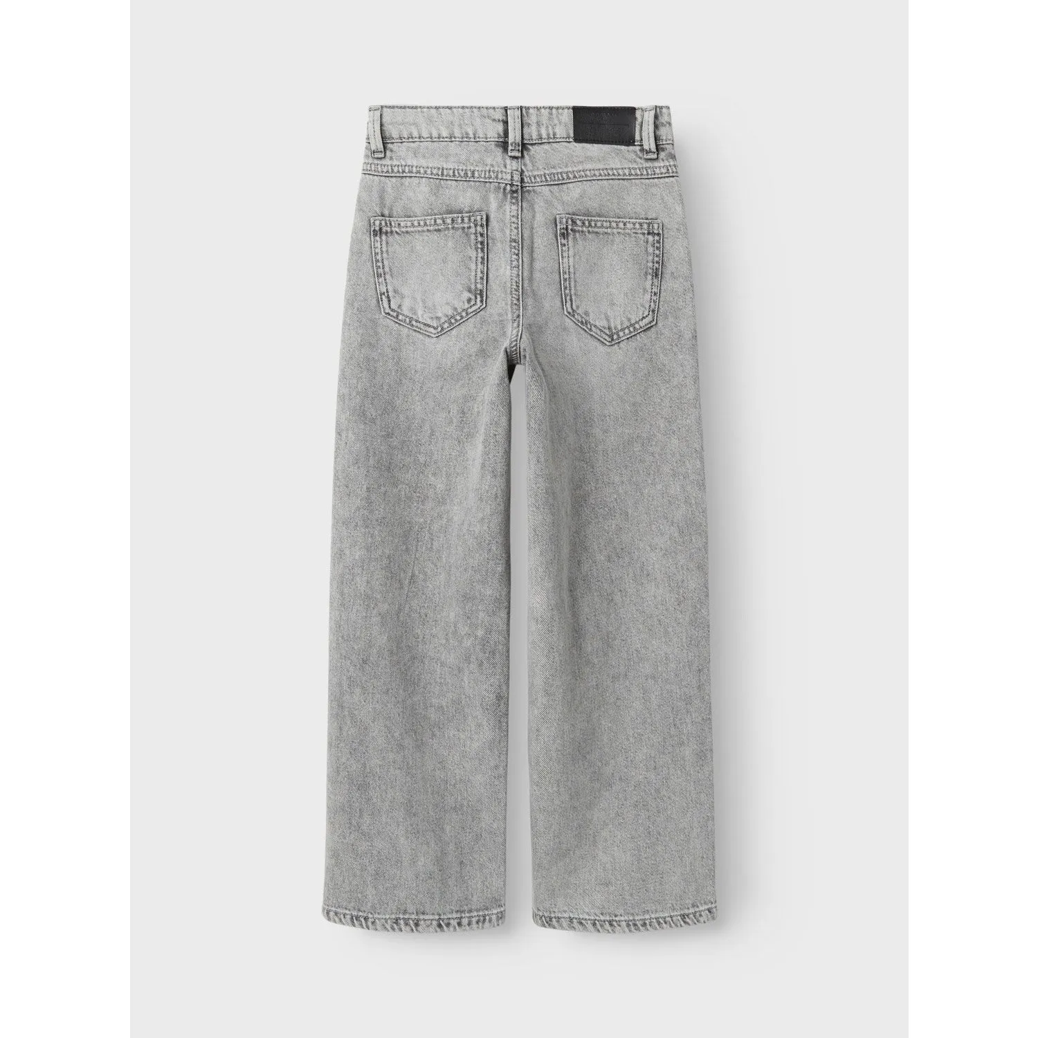 Artist Vibe Everyday Modern Winter Warmth Loose Name It Light Grey Denim Nkfrose Hw Wide Jeans Destr 1411-Be Noos