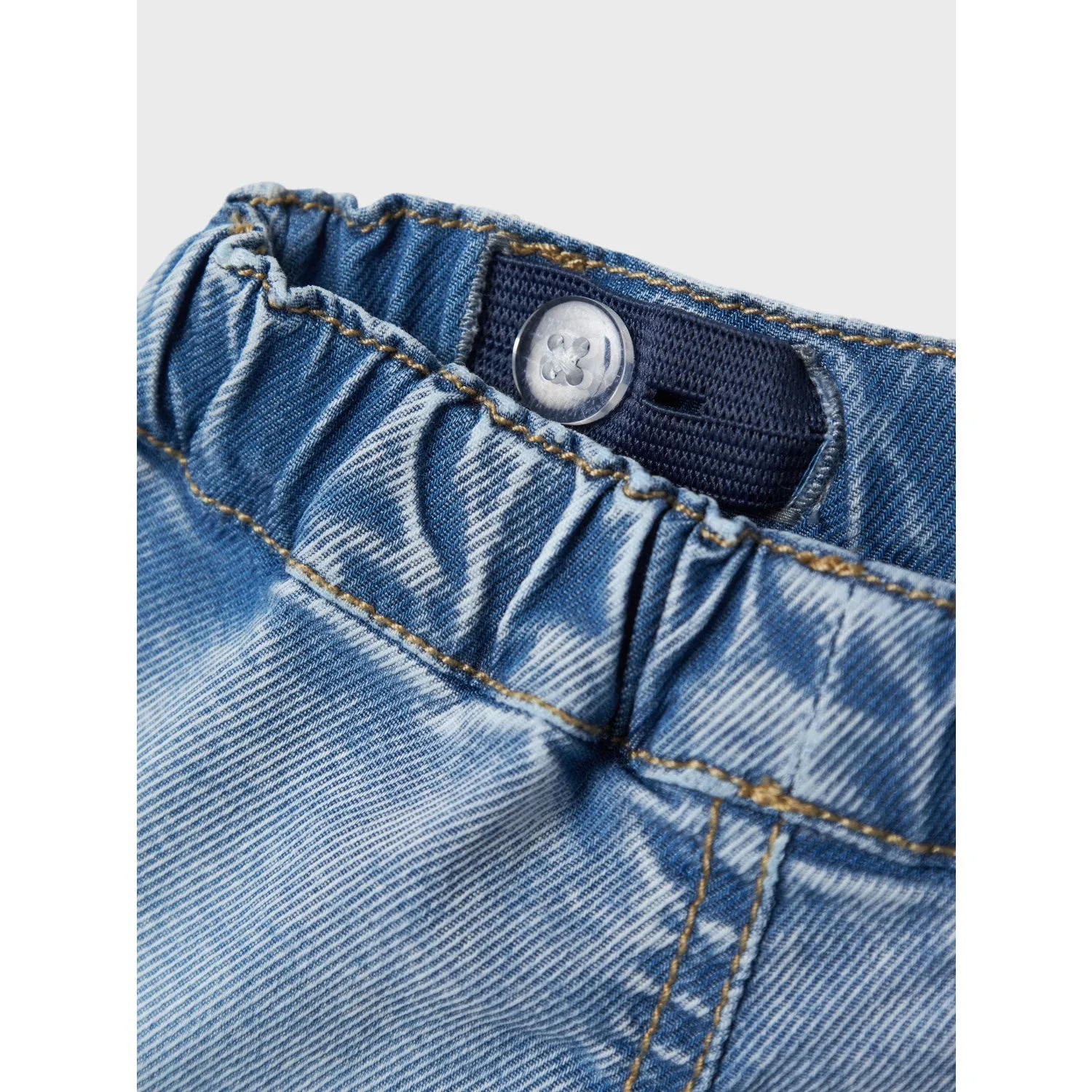 Street Fashion Breathable Reinforced Belt Loops Name It Medium Blue Denim Ben Baggy Cargo Jeans Noos