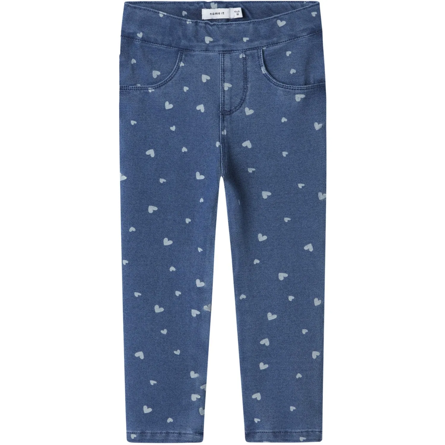 Name It Medium Blue Denim Heart Nmfsalli Slim Dnm Leggings 2352-Vb Noos Clean Base Outdoor Ready