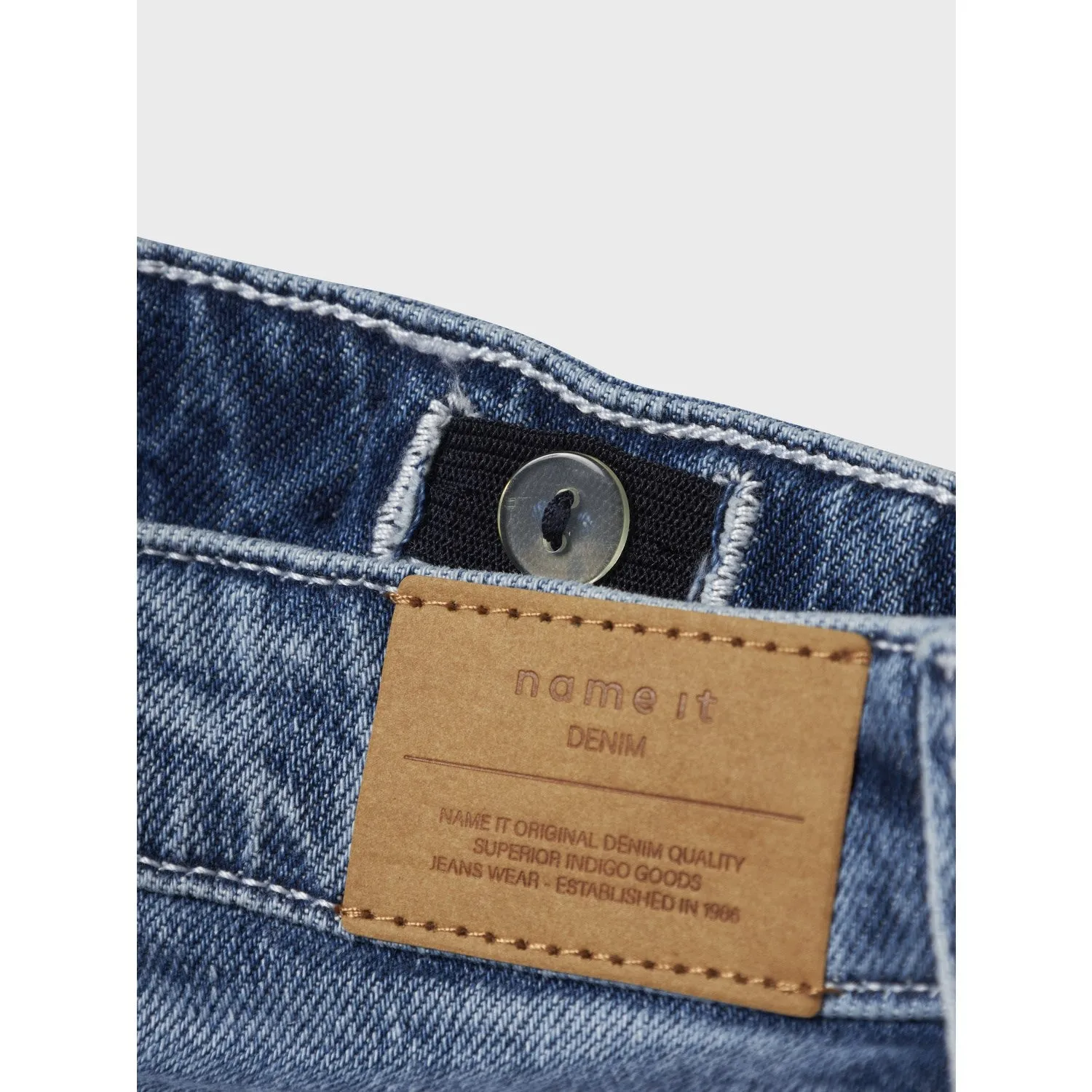 Parent Style Trend Setter Name It Medium Blue Denim Nkfrose Straight Fold Jeans 4224-Az Noos