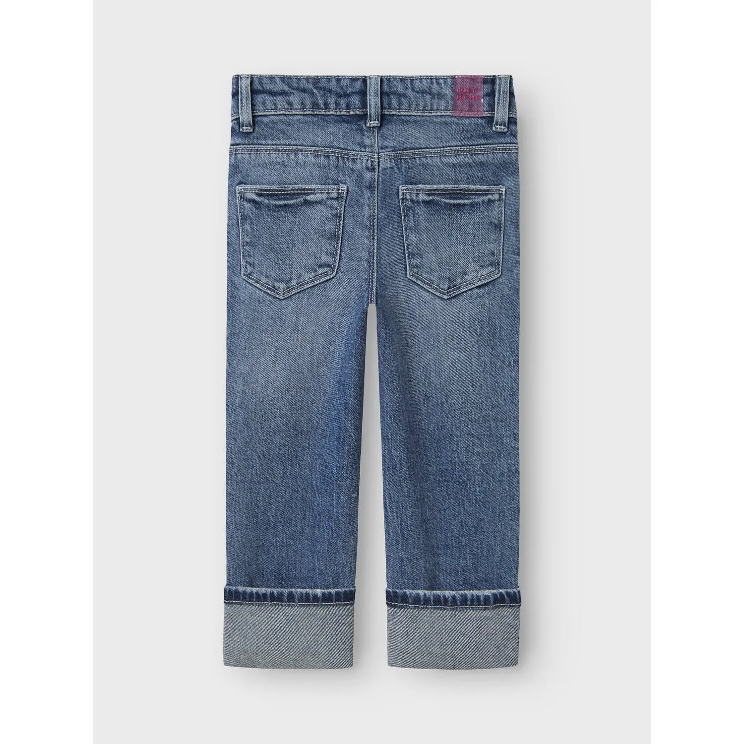 Sunny Vibes Rainy Day Shopping Day Name It Medium Blue Denim Nmfrose Straight Fold Jeans 4224-Az Noos