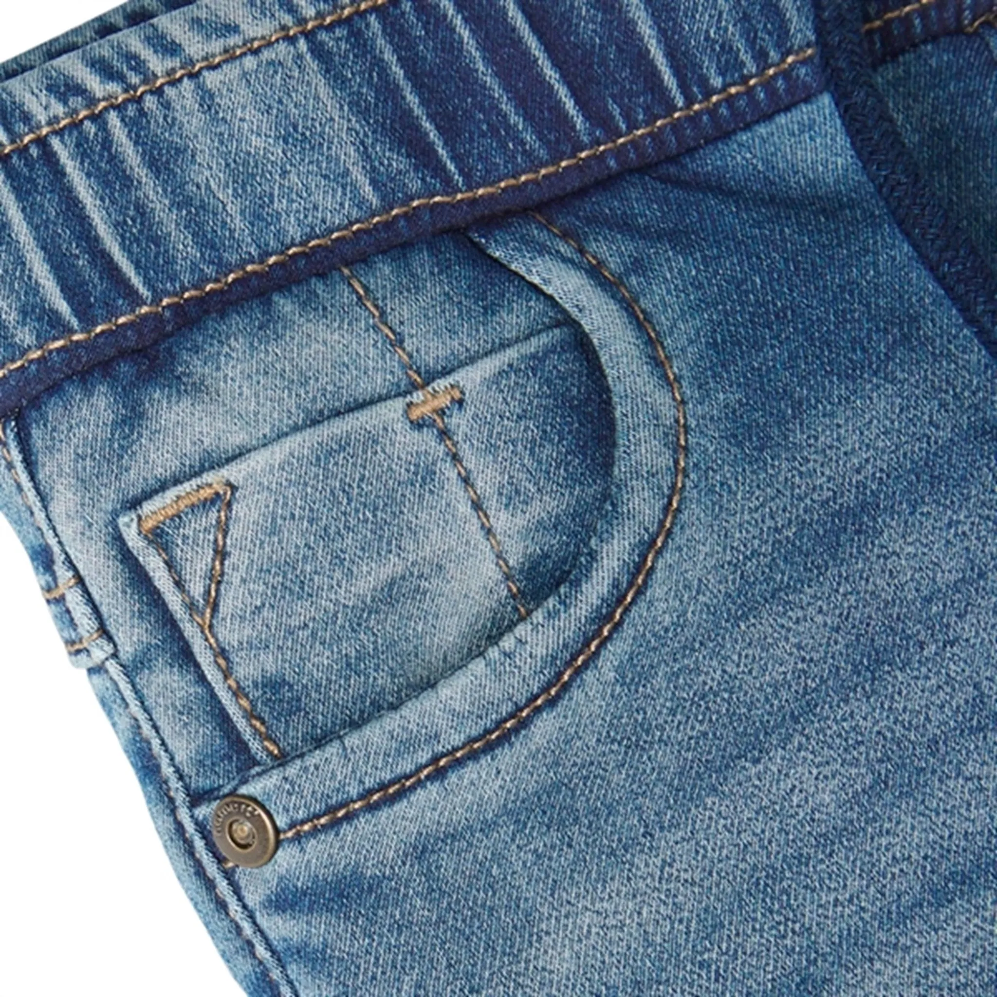 Easy Wearing Professional Wear Premium Winter Warmth Name it Medium Blue Denim Ryan Slim Jeans Noos