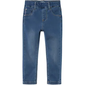 Tailored Silhouette Non Irritating Inner Lining Name It Medium Blue Denim Salli Slim Denim Leggings Noos