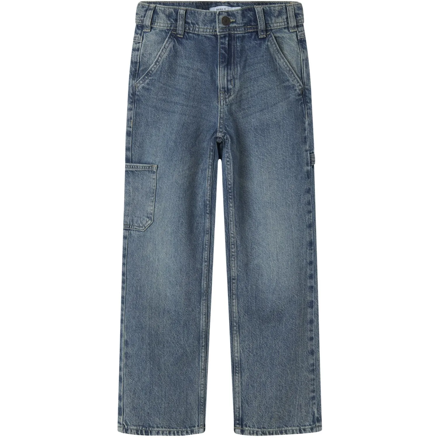 Casual Movement Name It Vintage Medium Blue Denim Nkmryan Straight Carp Jeans 5950-Dm Noos