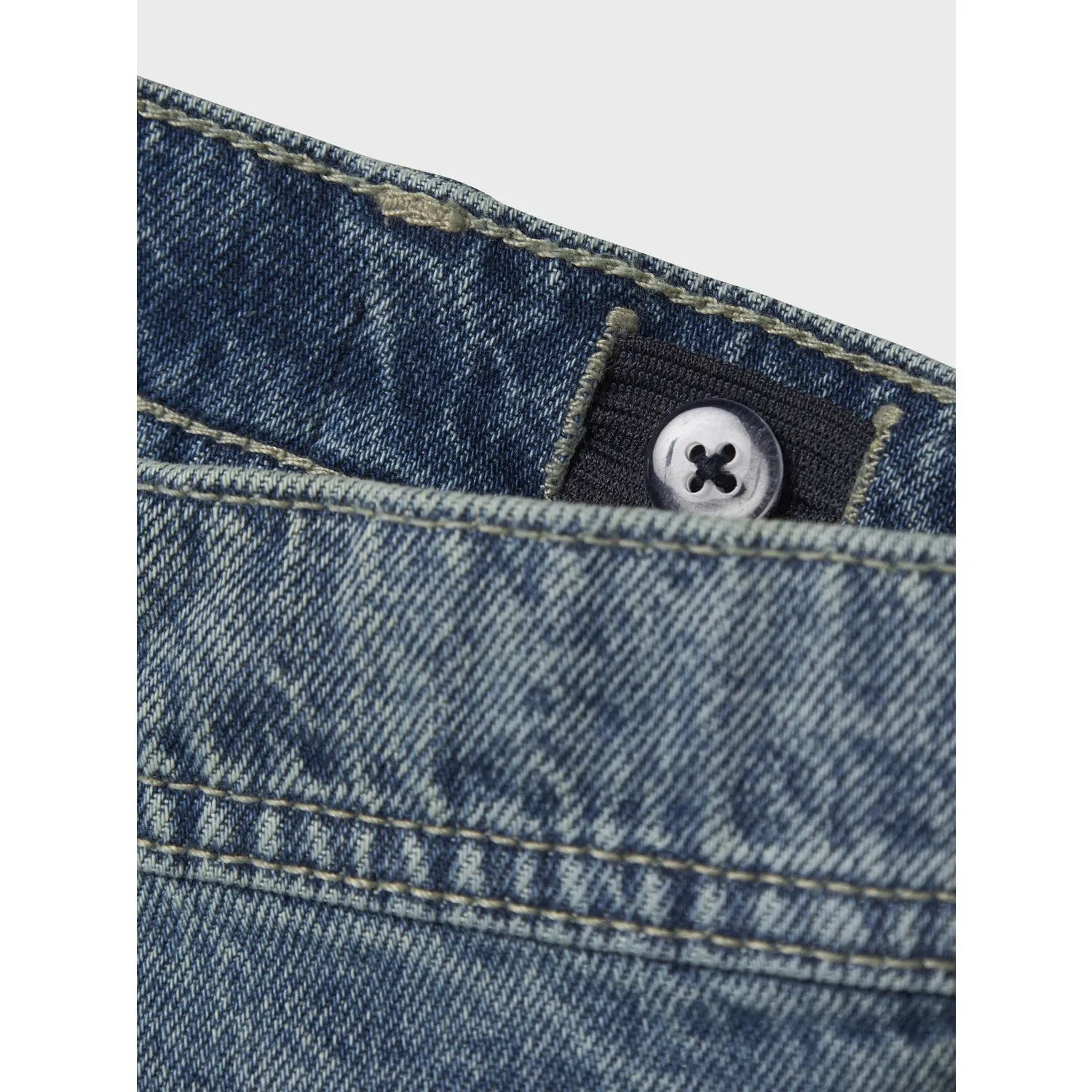 Modern Attire Name It Vintage Medium Blue Denim Nkmryan Straight Carp Jeans 5950-Dm Noos