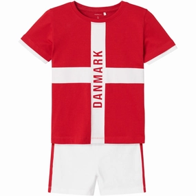 Denim combination Name It Adrenaline Rush Jenteam Shorts Set