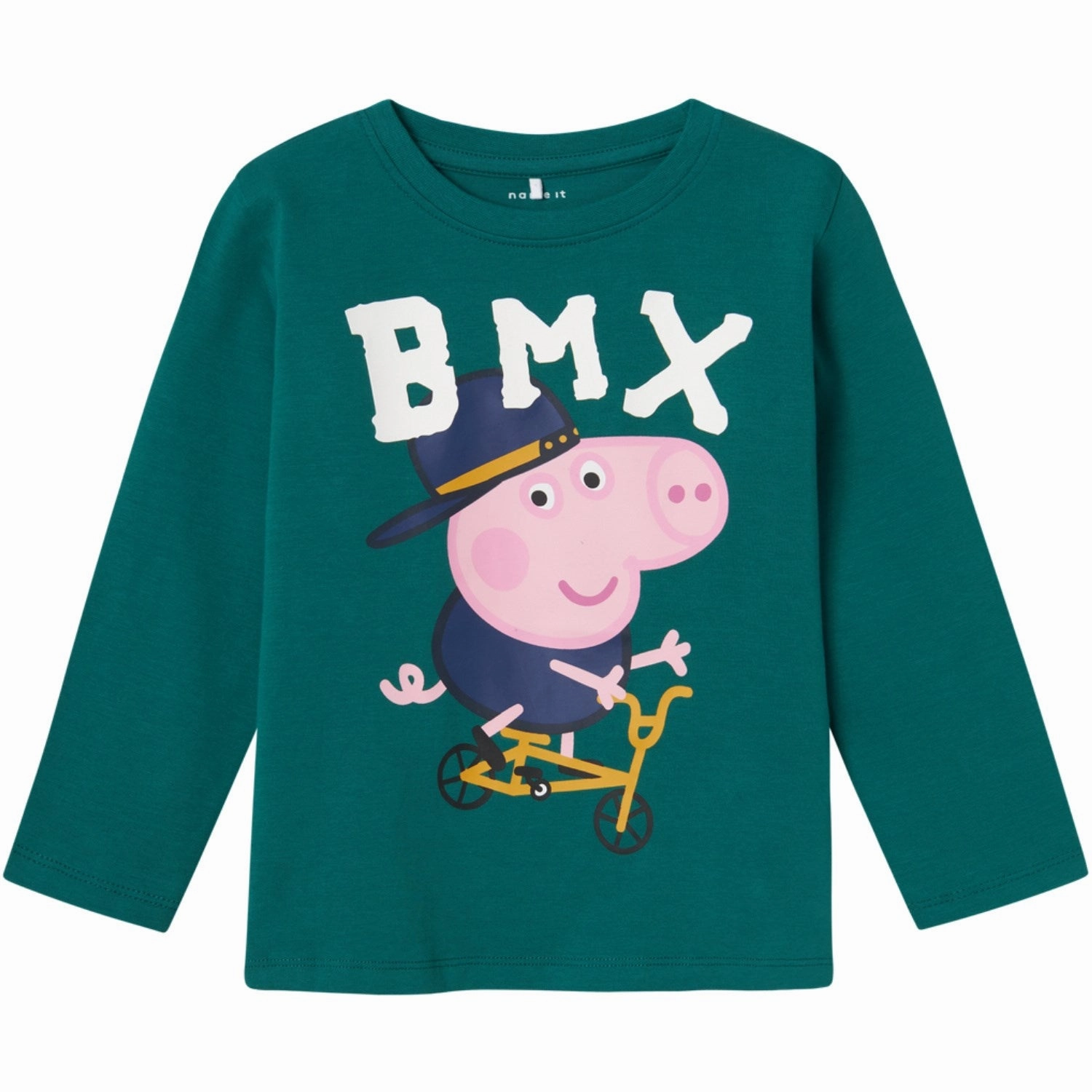 Name It Antique Green Jonin Peppa Pig Blouse Formal Elegance Fashionable Pick