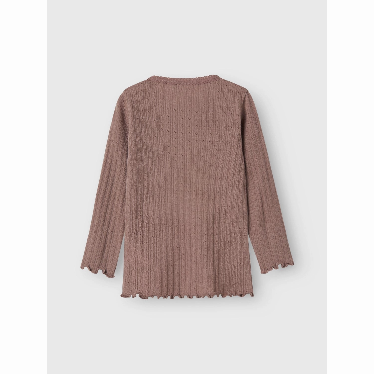 Matte Finish Name It Antler Nmfwossa Wo/Si Rib Ls Top