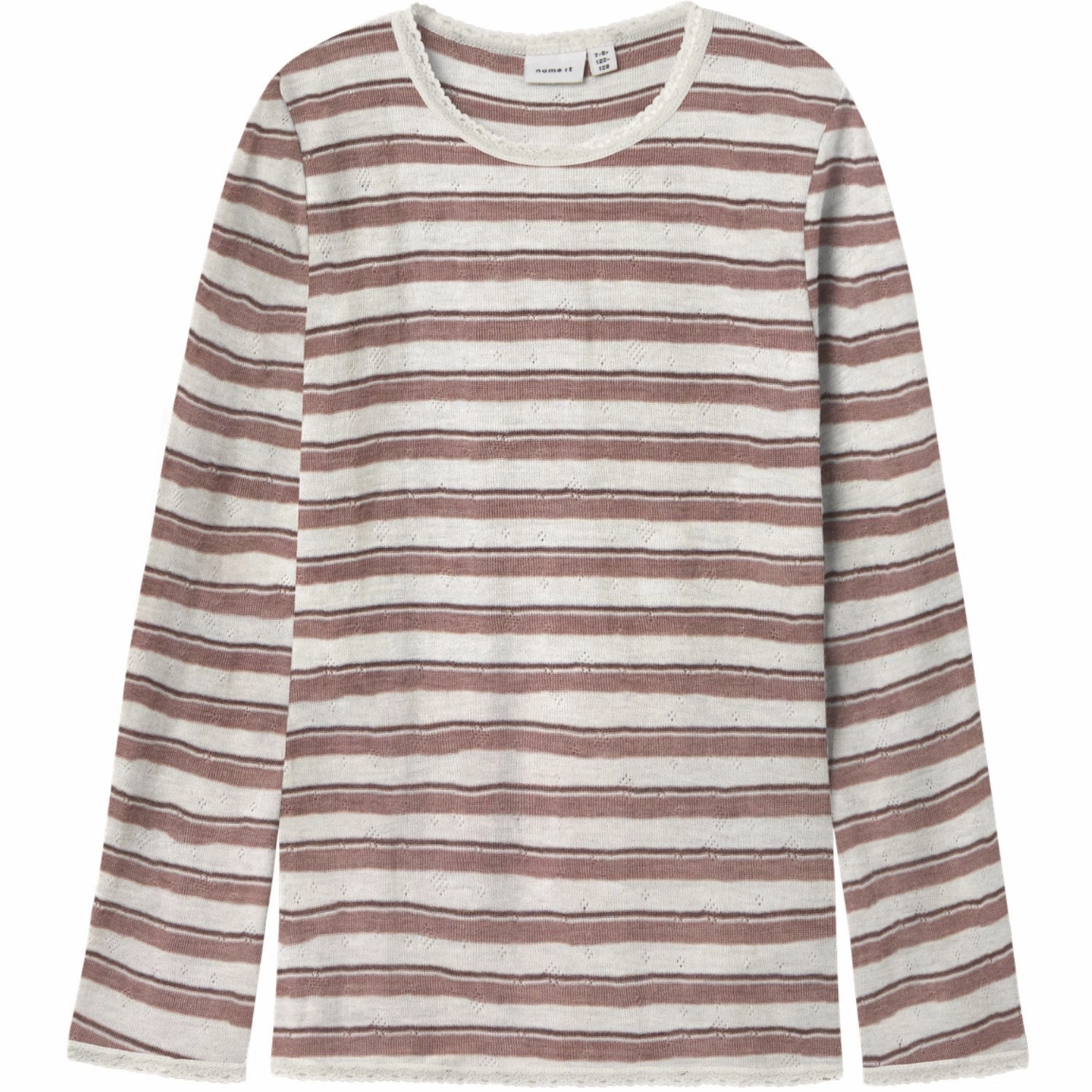 Name It Antler Snow White Nkfwang Wool Needle Ls Top garden party