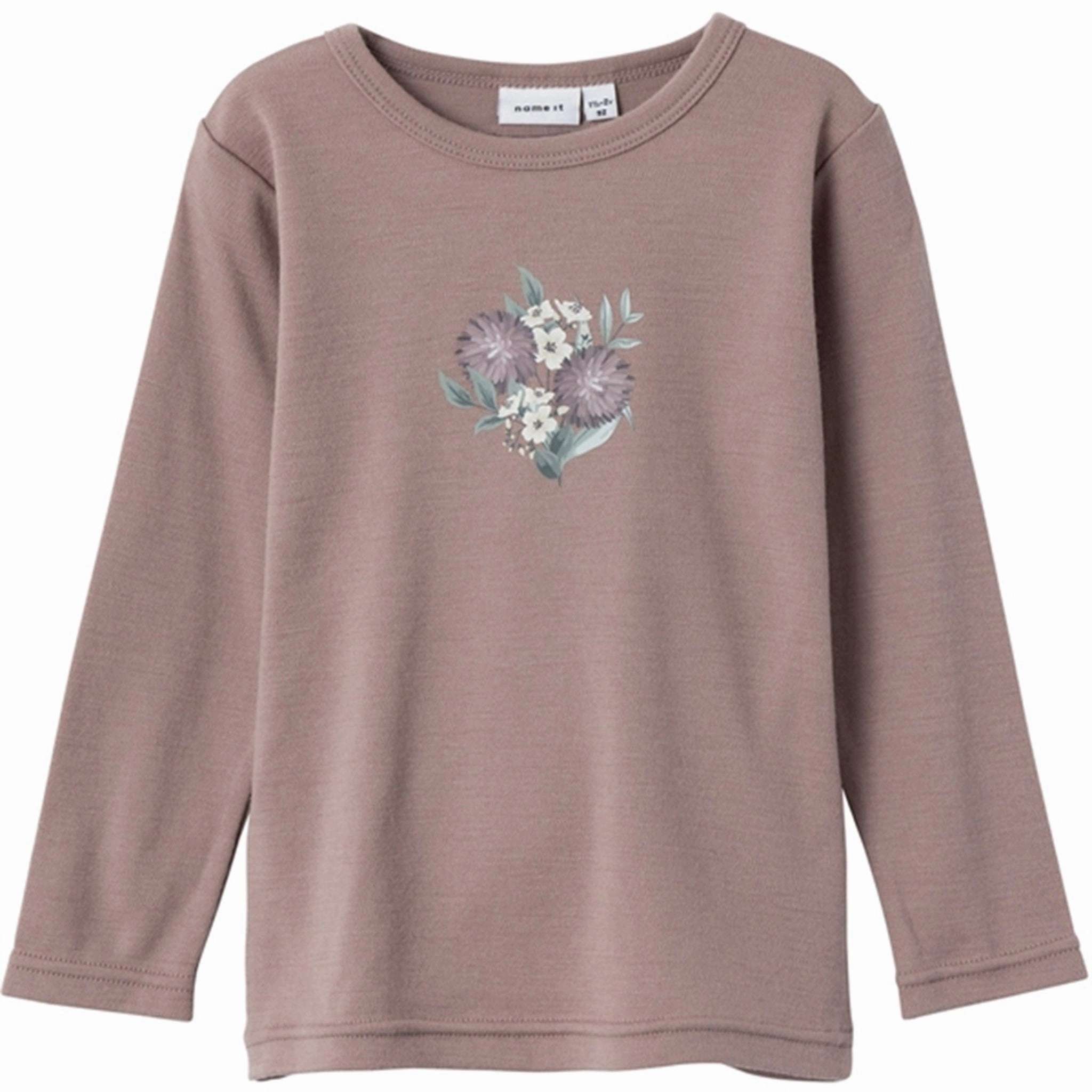 Name it Antler Willow Wool Blouse Layered Collar