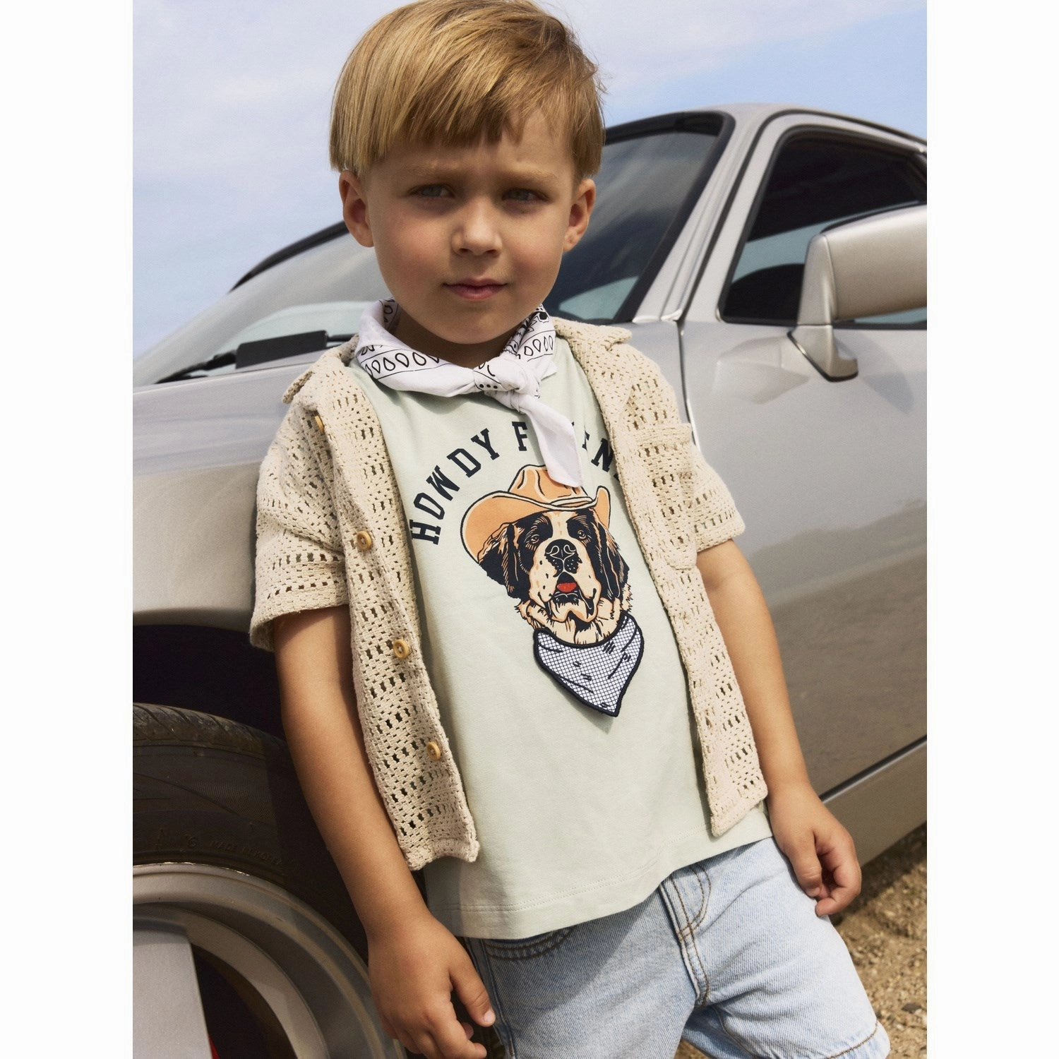 Name It Aqua Gray Hasse Regular T-Shirt Cozy And Warm