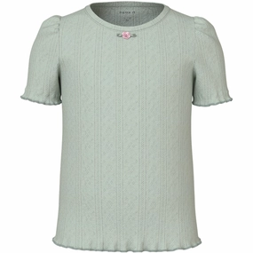 Name It Aqua Gray Jsilke Slim T-Shirt QuickDry Material Buttery Soft Fabric